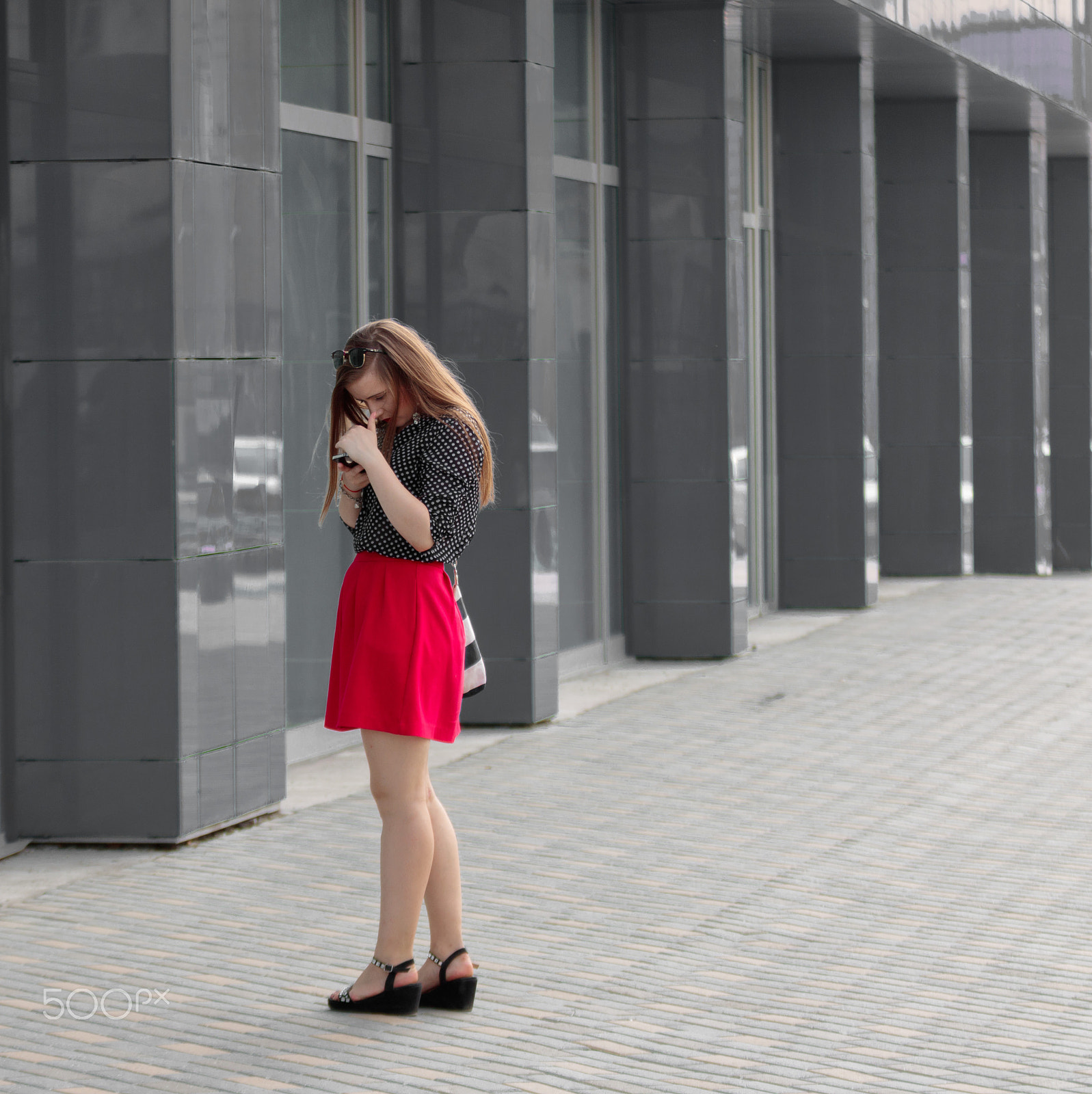 Tamron SP 35mm F1.8 Di VC USD sample photo. Red skirt photography