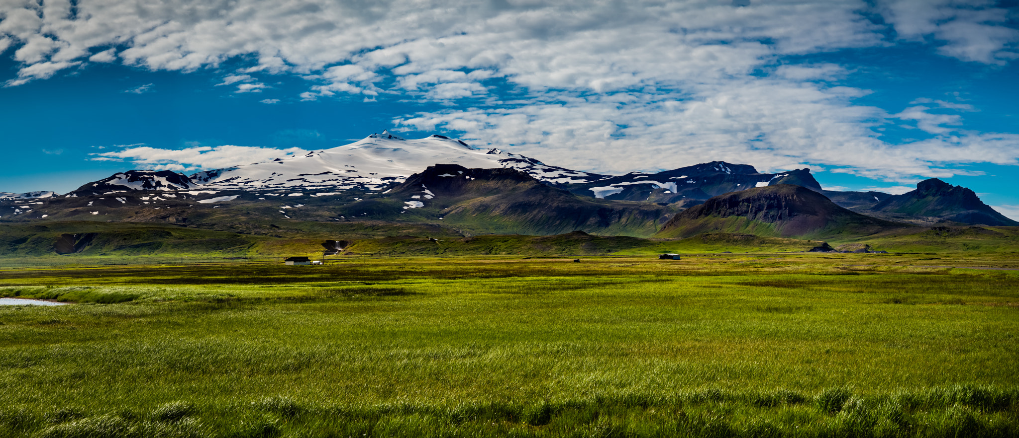 Leica APO-Summicron-M 90mm F2 ASPH sample photo. Iceland: peninsula snæfellsnes - stratovolcano snæfellsjökull with glacier, 1446 m heigh, 700'000... photography