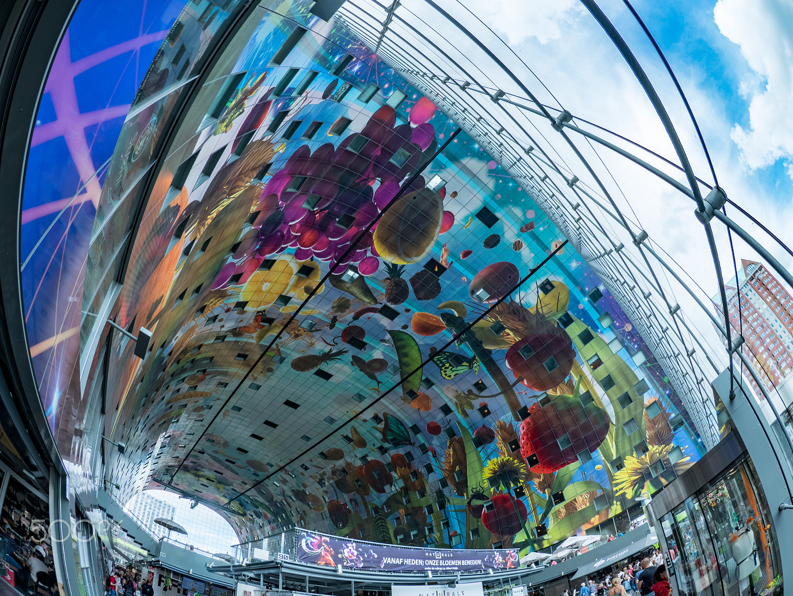 LUMIX G FISHEYE 8/F3.5 sample photo. Markthal photography