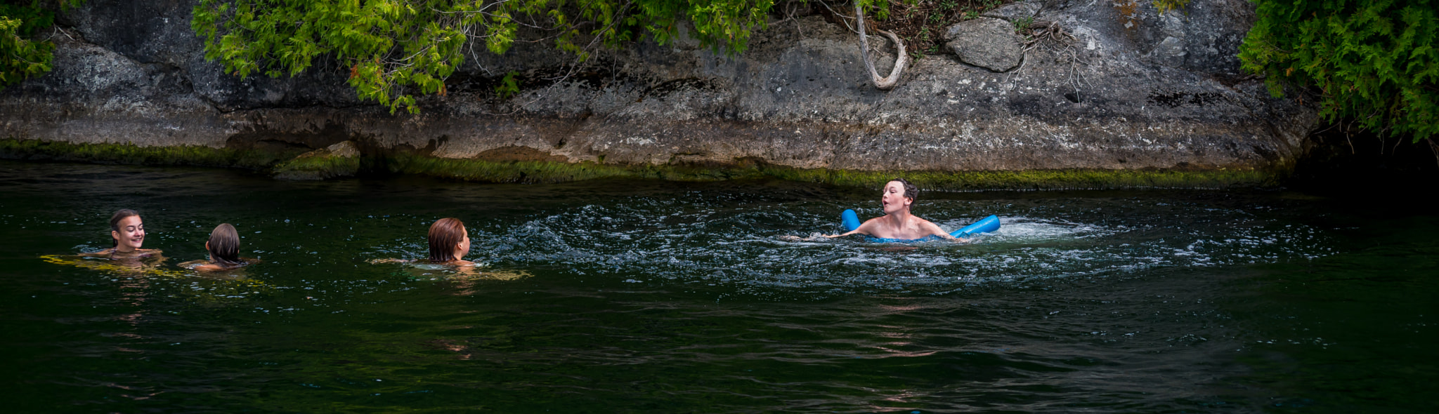 Nikon D610 + AF Nikkor 70-210mm f/4-5.6 sample photo. Cliff jump photography