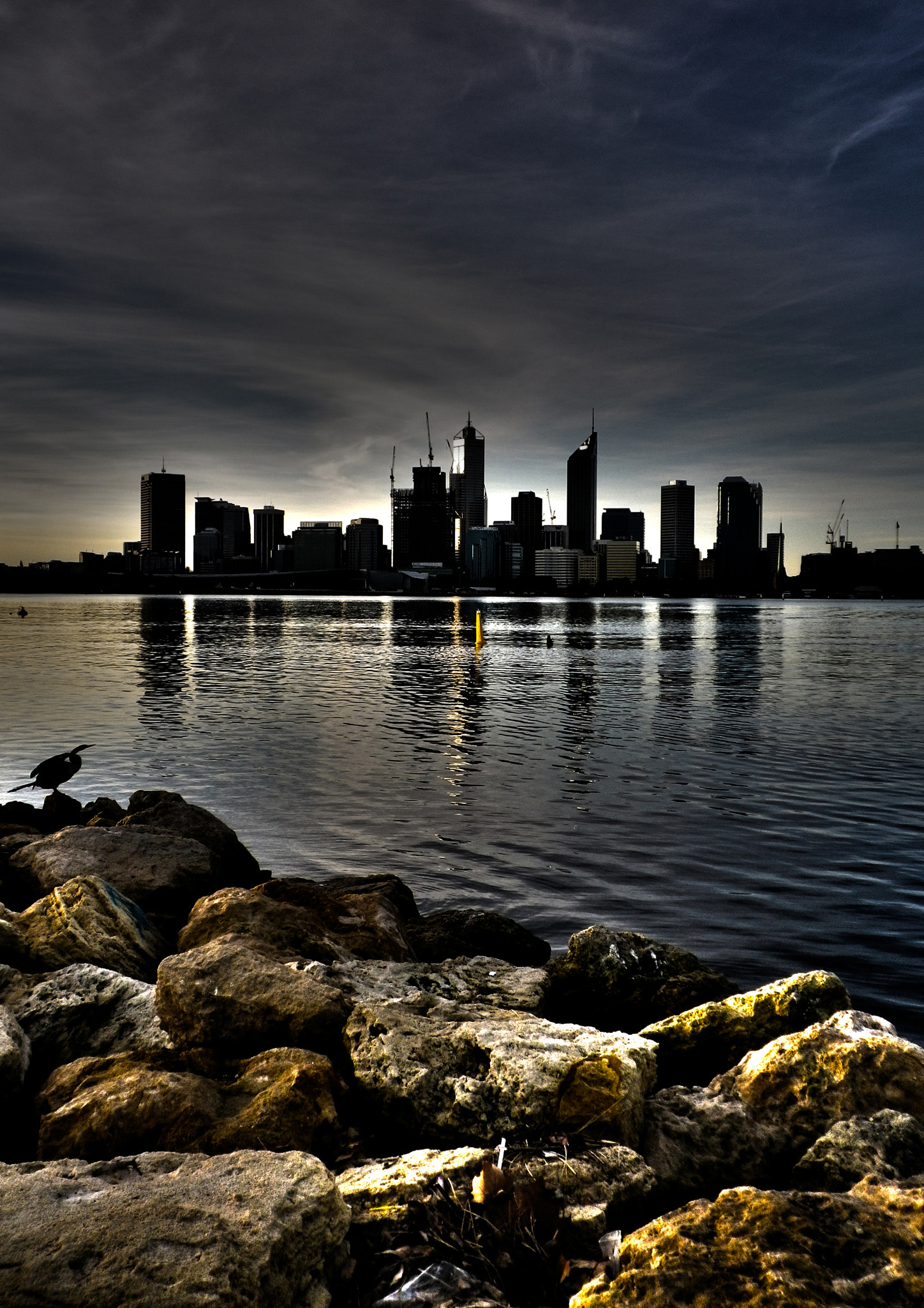 Pentax Optio H90 sample photo. North perth skyline photography