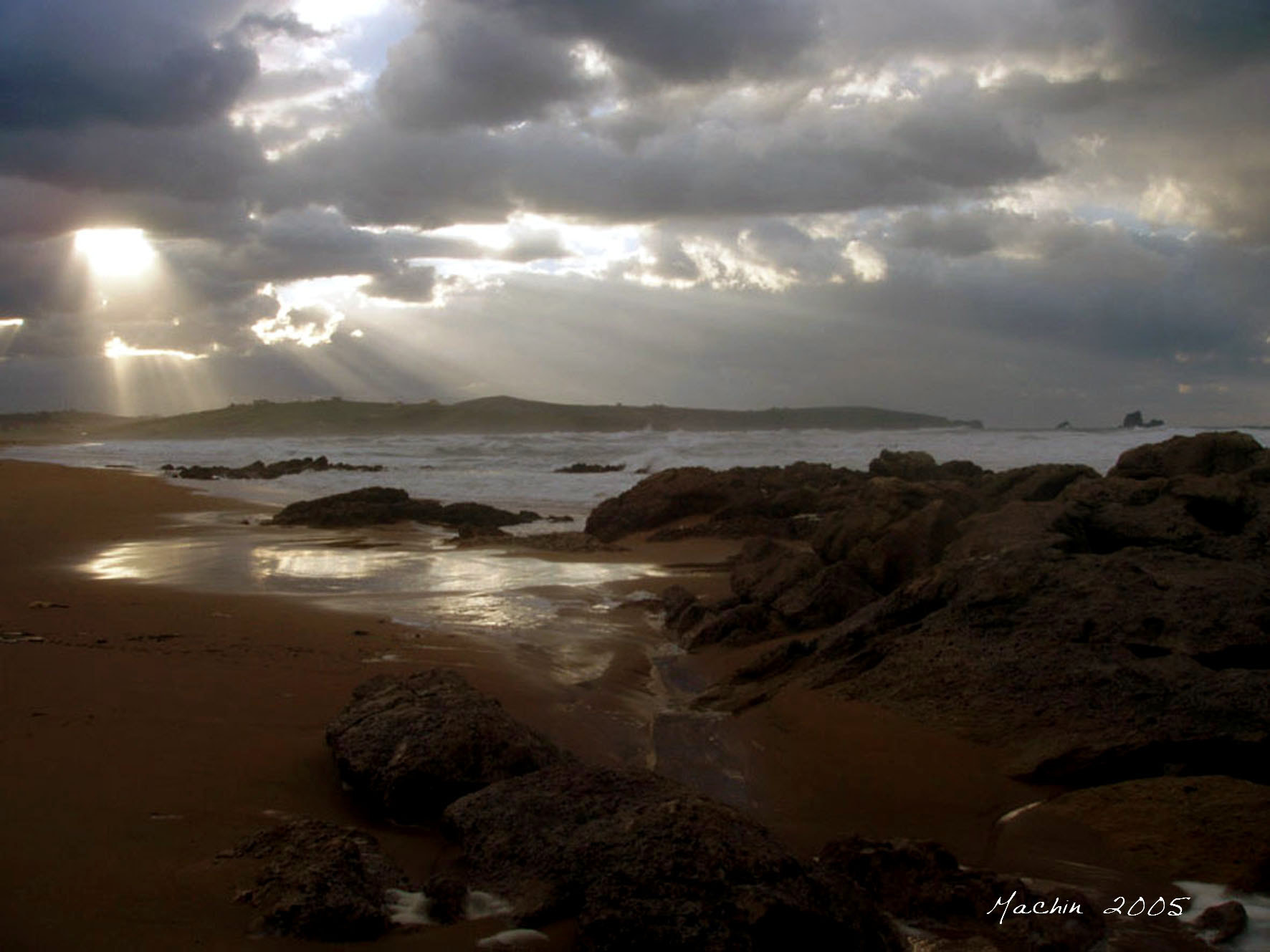 Olympus C-5000Z sample photo. Playa de valdearenas, liencres, cantabria, españa / spain﻿ photography