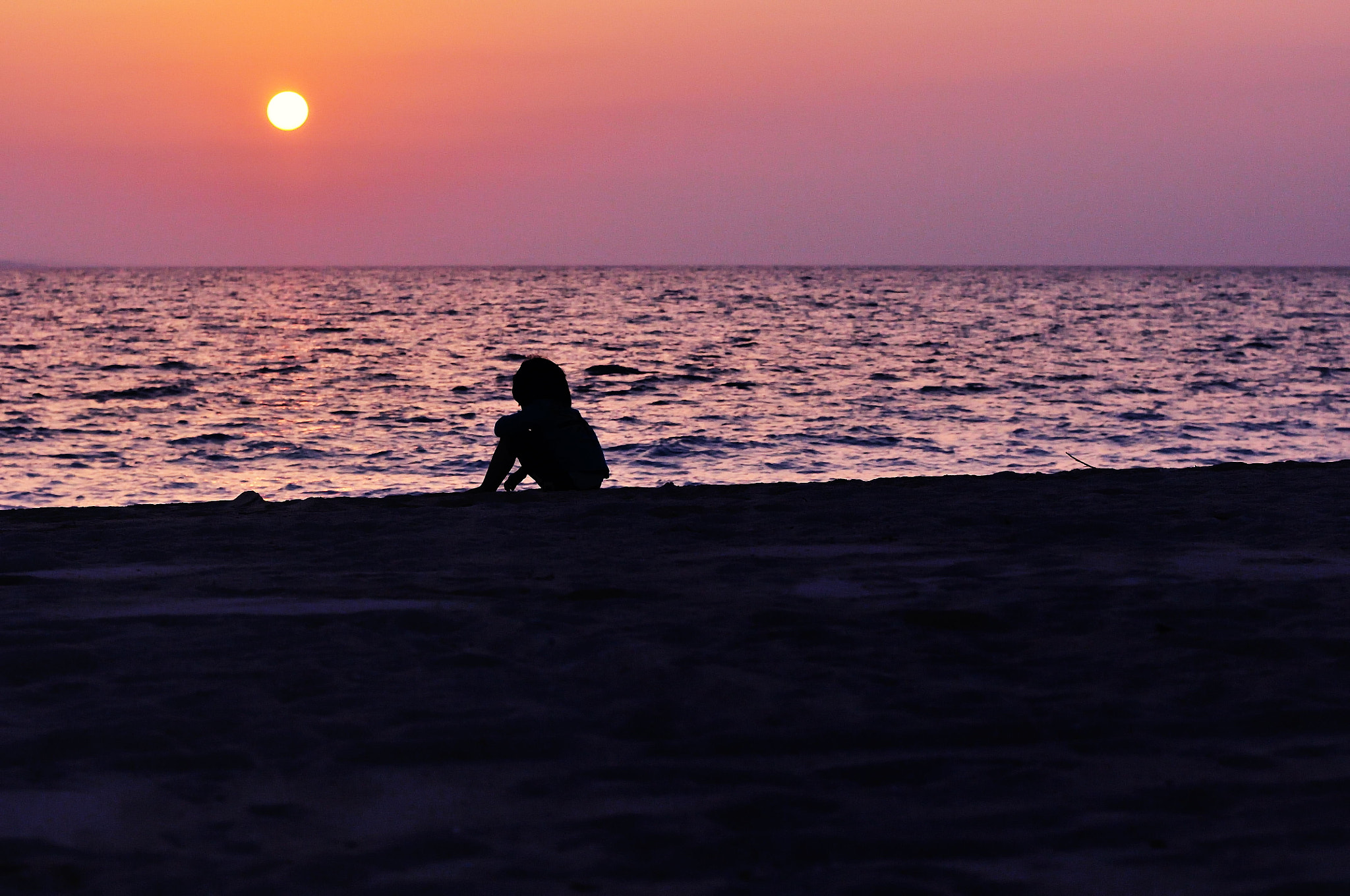 Sigma 70-200mm F2.8 EX DG OS HSM sample photo. Sunset and son photography