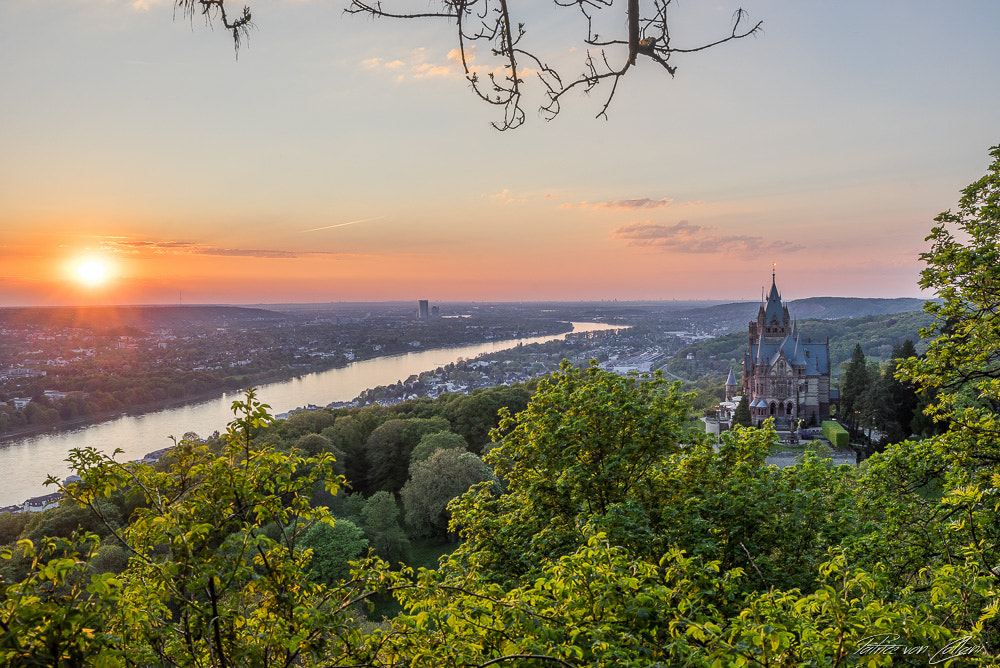 Sony a7 + Canon EF 24-70mm F4L IS USM sample photo. Castle drachenburg photography