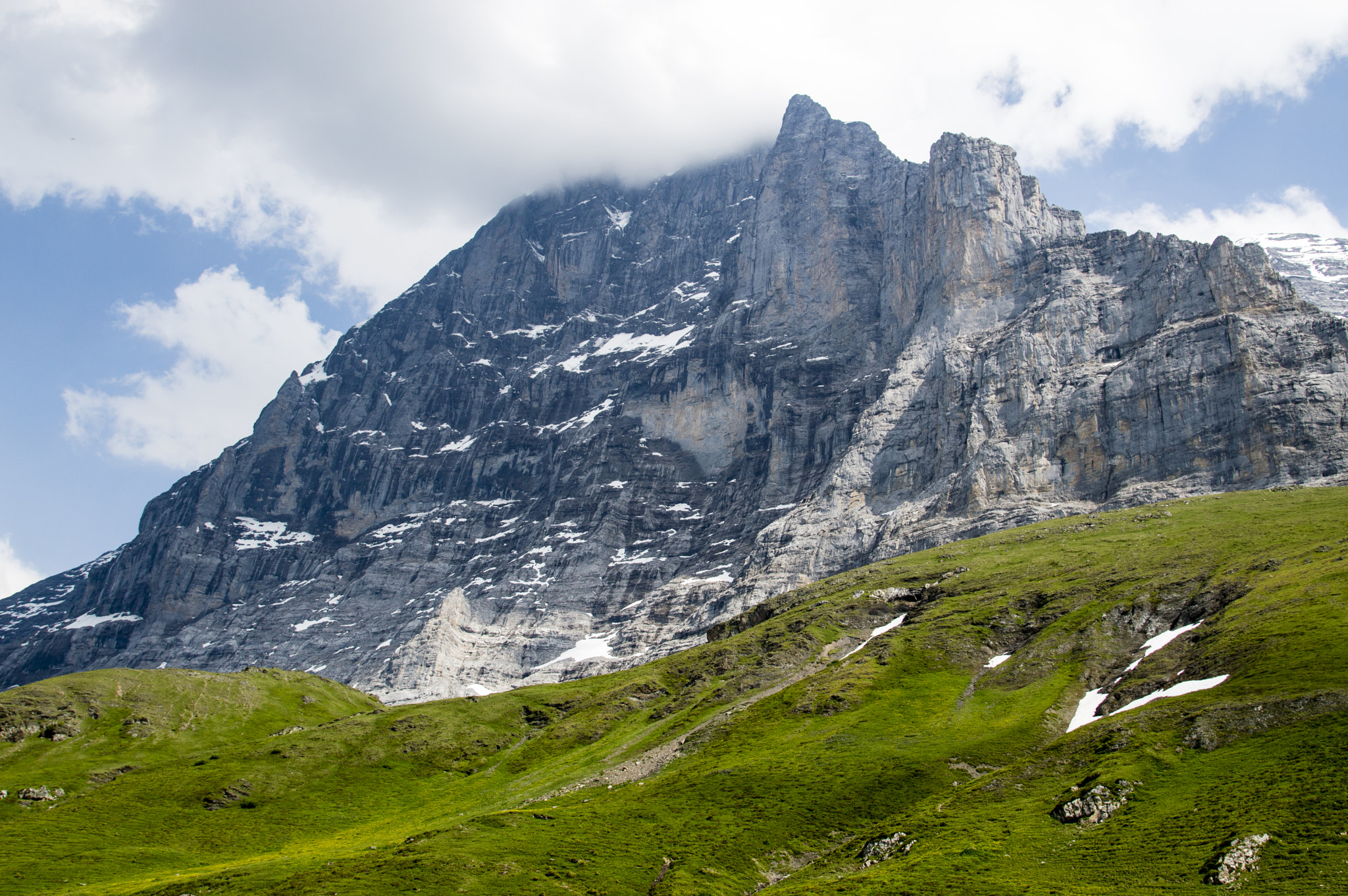 Nikon AF-S Nikkor 24-120mm F4G ED VR sample photo. A tall mountain in switzerland photography