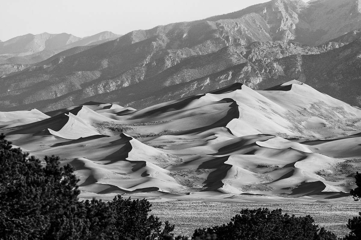 Tamron AF 200-400mm f/5.6 LD IF (75D) sample photo. Big dunes photography