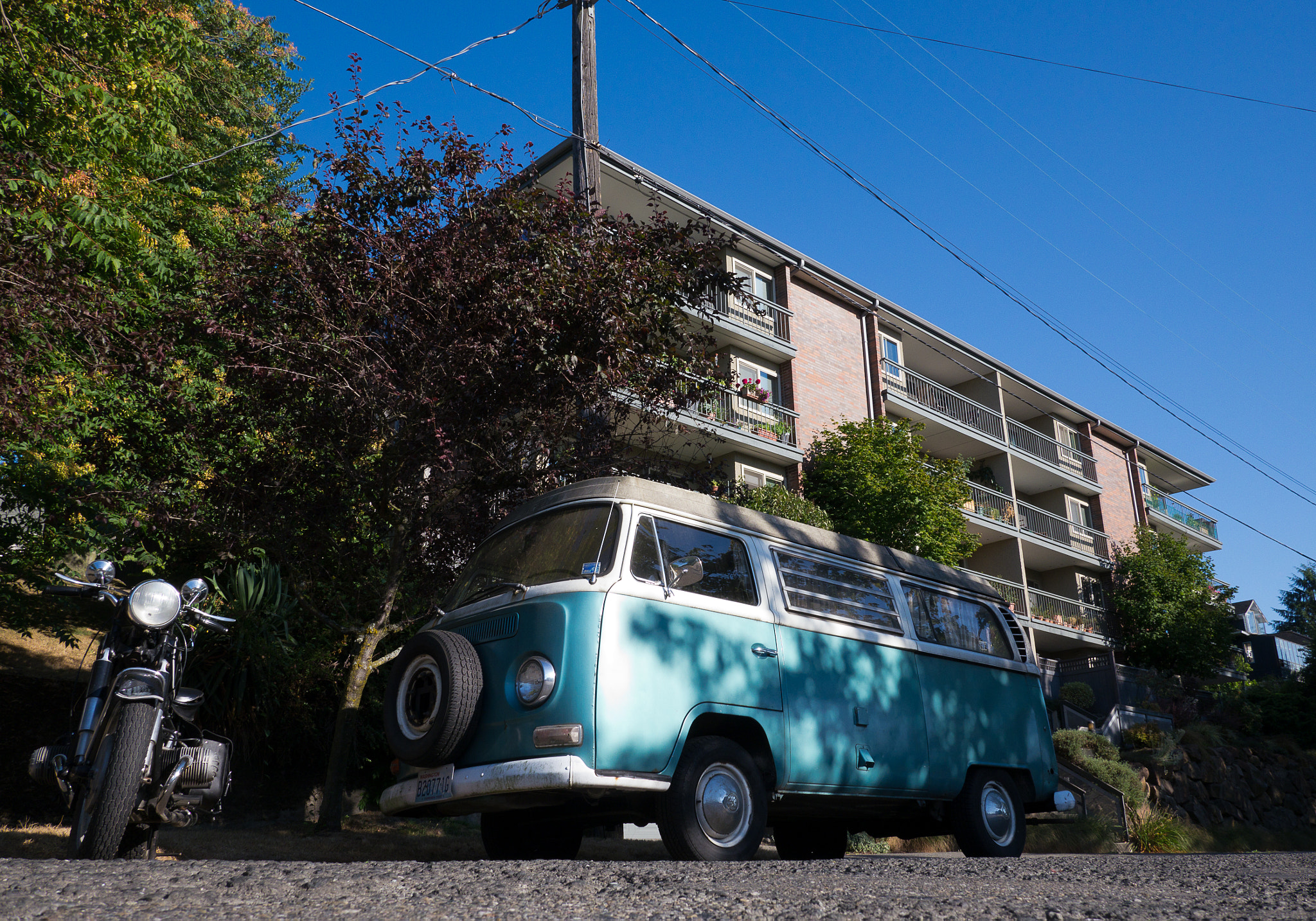 Panasonic Lumix DMC-GH2 + Panasonic Lumix G 14mm F2.5 ASPH sample photo. Vw van, seattle photography