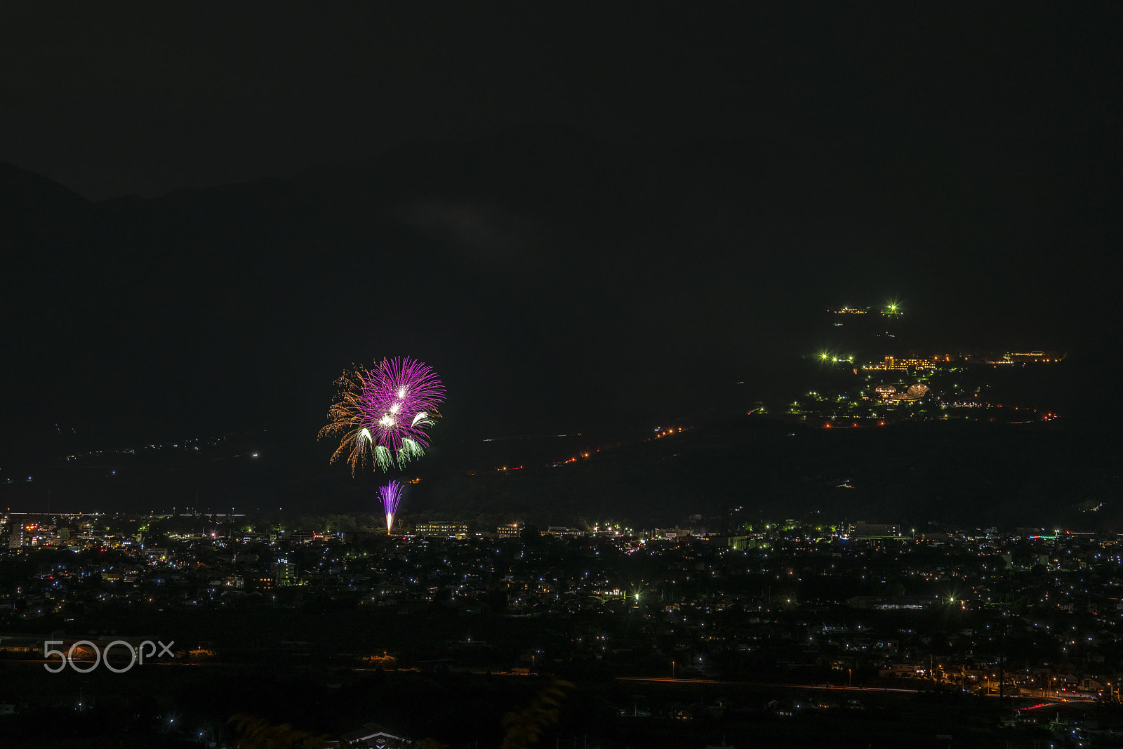 Sony 70-400mm F4-5.6 G SSM II sample photo. Fireworks at fuehukiriver（_dsc4355.jpg） photography