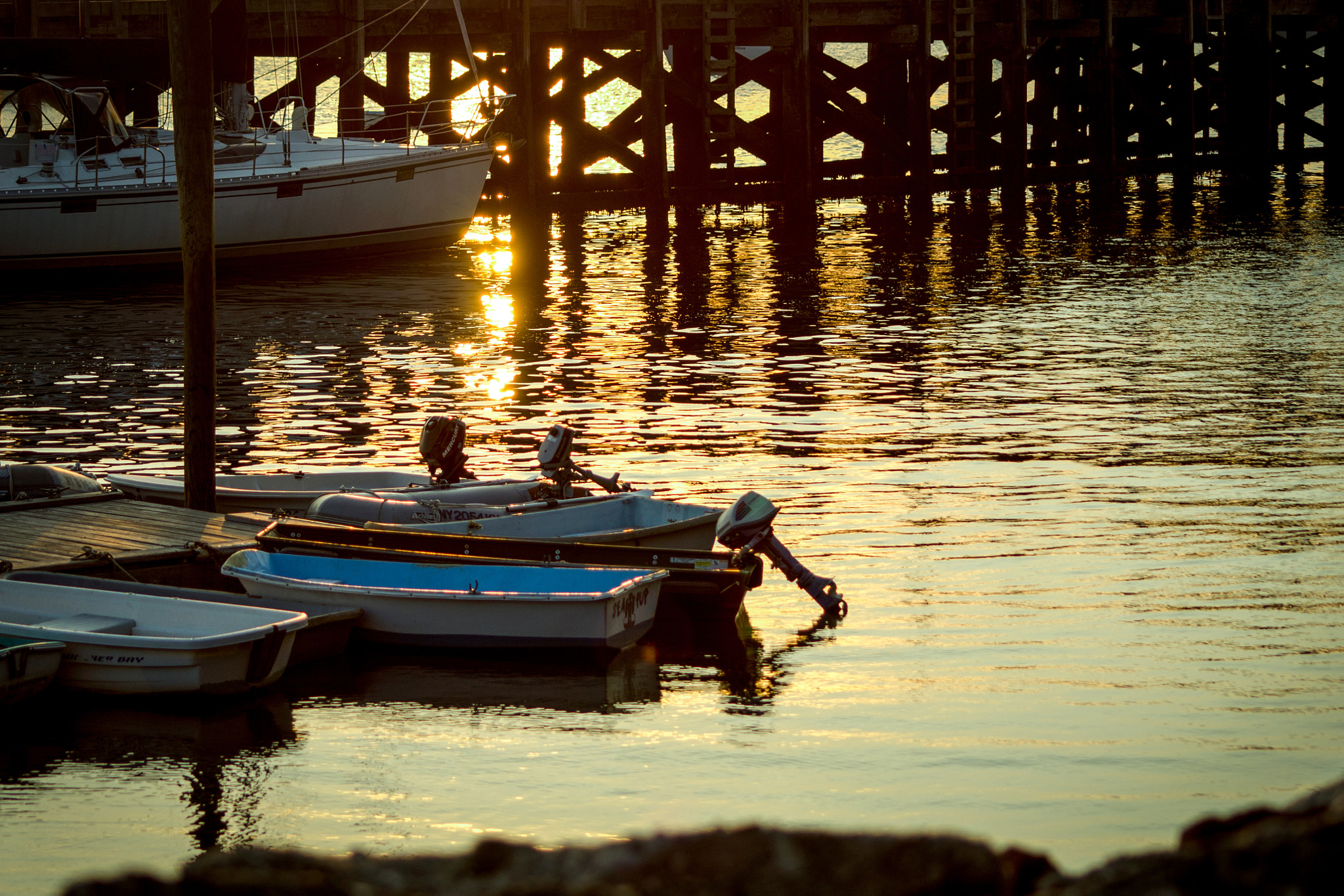 AF Nikkor 70-210mm f/4-5.6 sample photo. Northport harbor photography