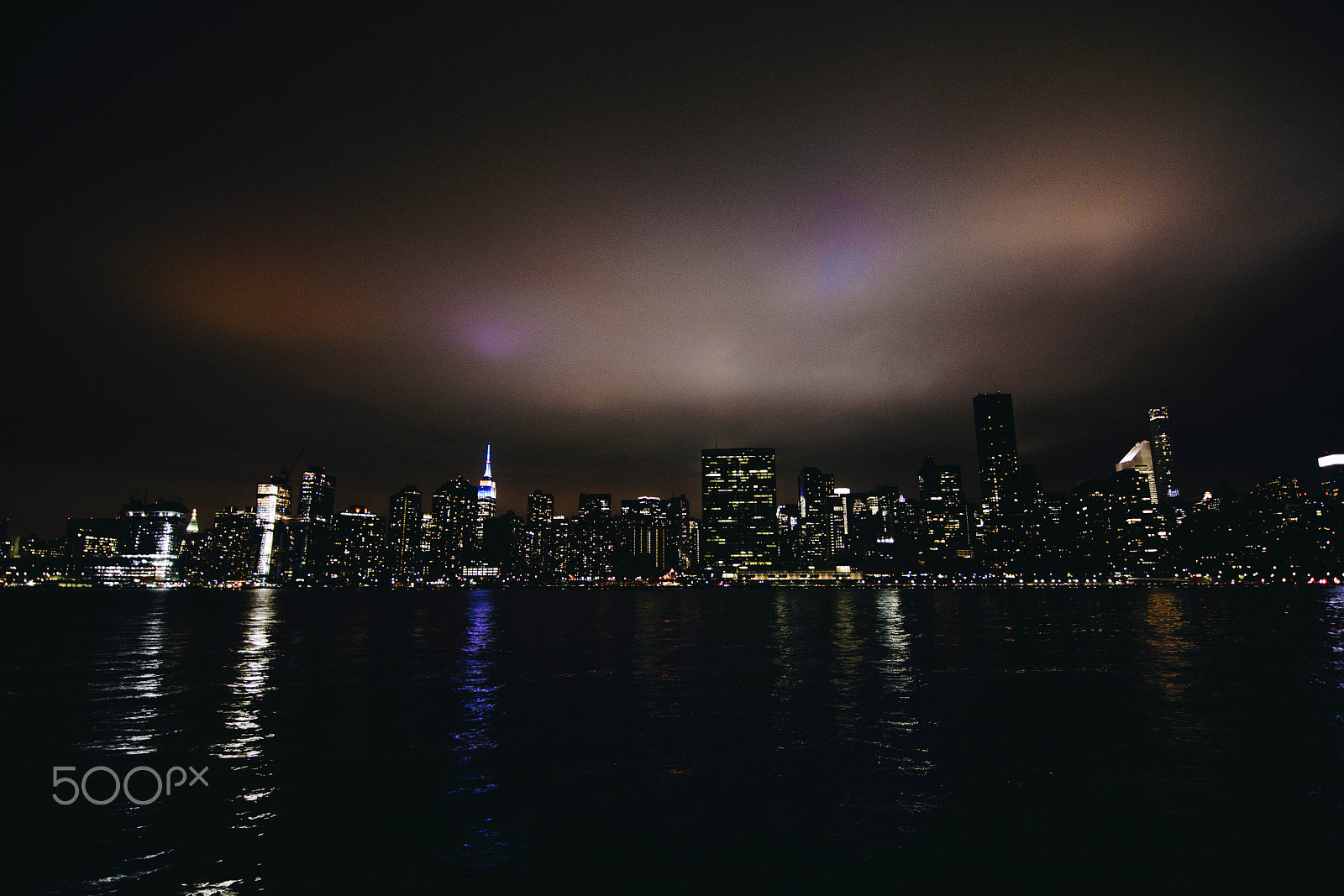 Nikon D3100 sample photo. Urban northern lights photography