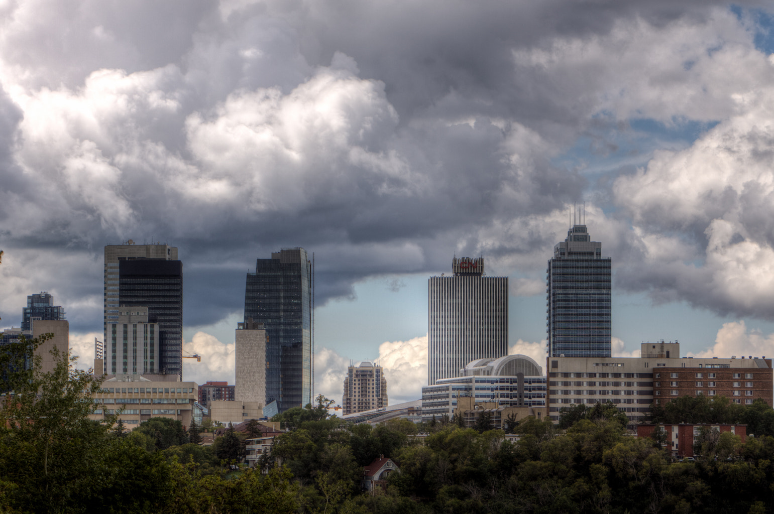 Canon EF 70-200mm F2.8L IS USM sample photo. Downtown from afar photography