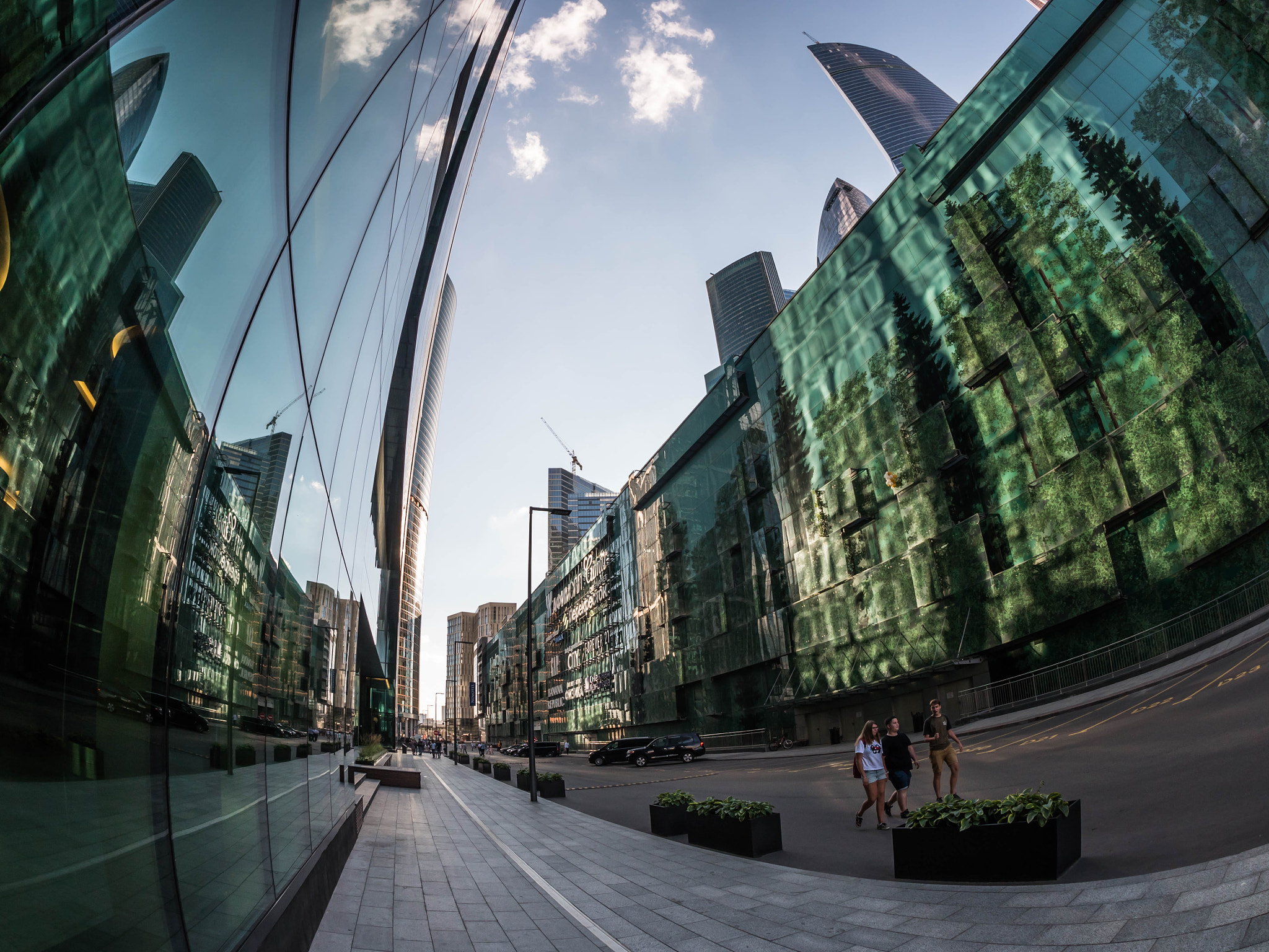 Panasonic Lumix DMC-GH4 + OLYMPUS M.8mm F1.8 sample photo. Moscow international business center photography