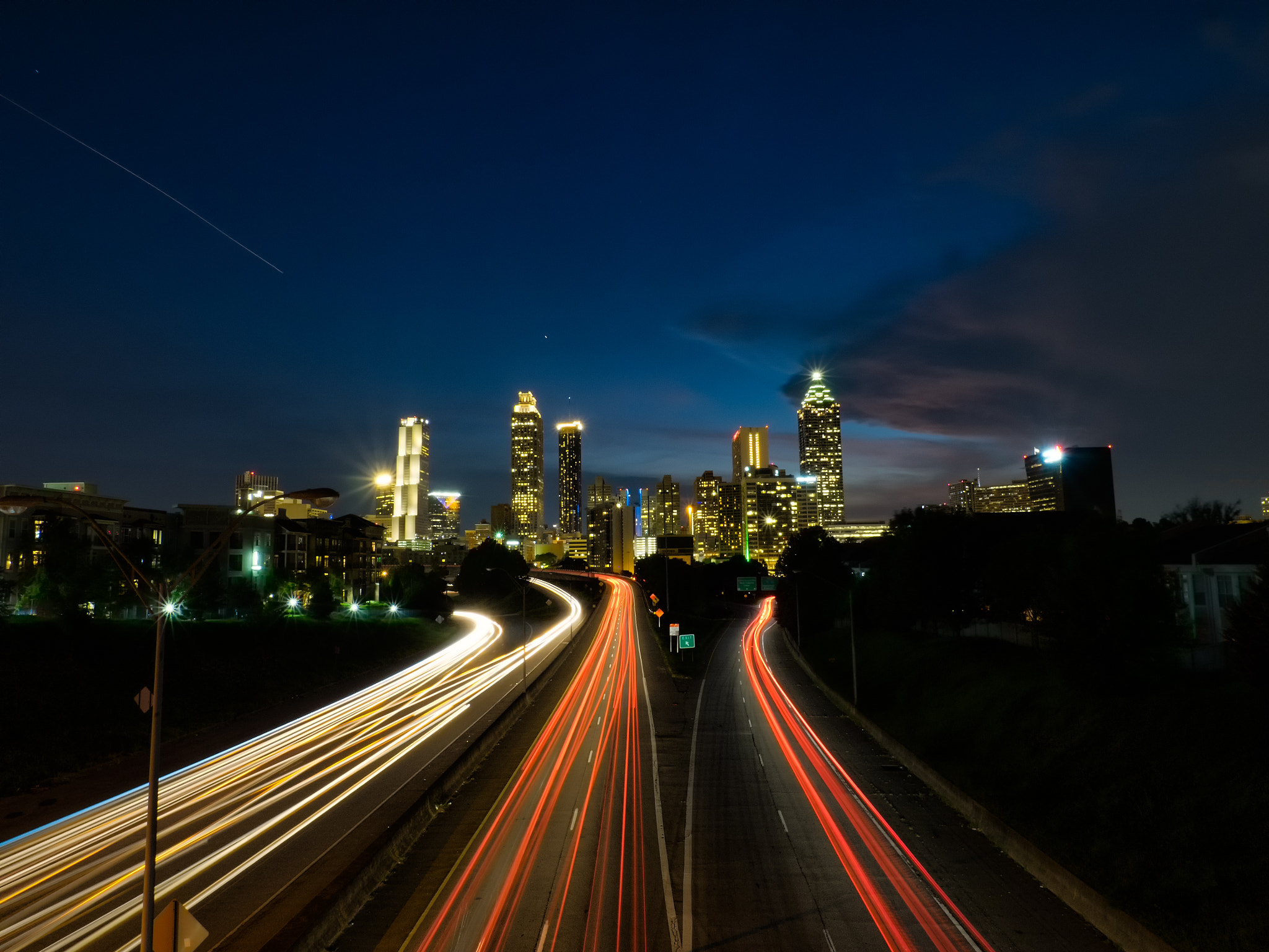 OLYMPUS 11-22mm Lens sample photo. Downtown atlanta photography
