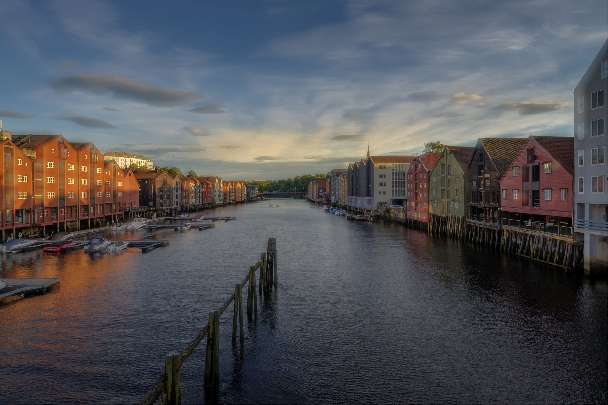 Nikon D800 + Nikon PC-E Nikkor 24mm F3.5D ED Tilt-Shift sample photo. Trondheim at sunset photography