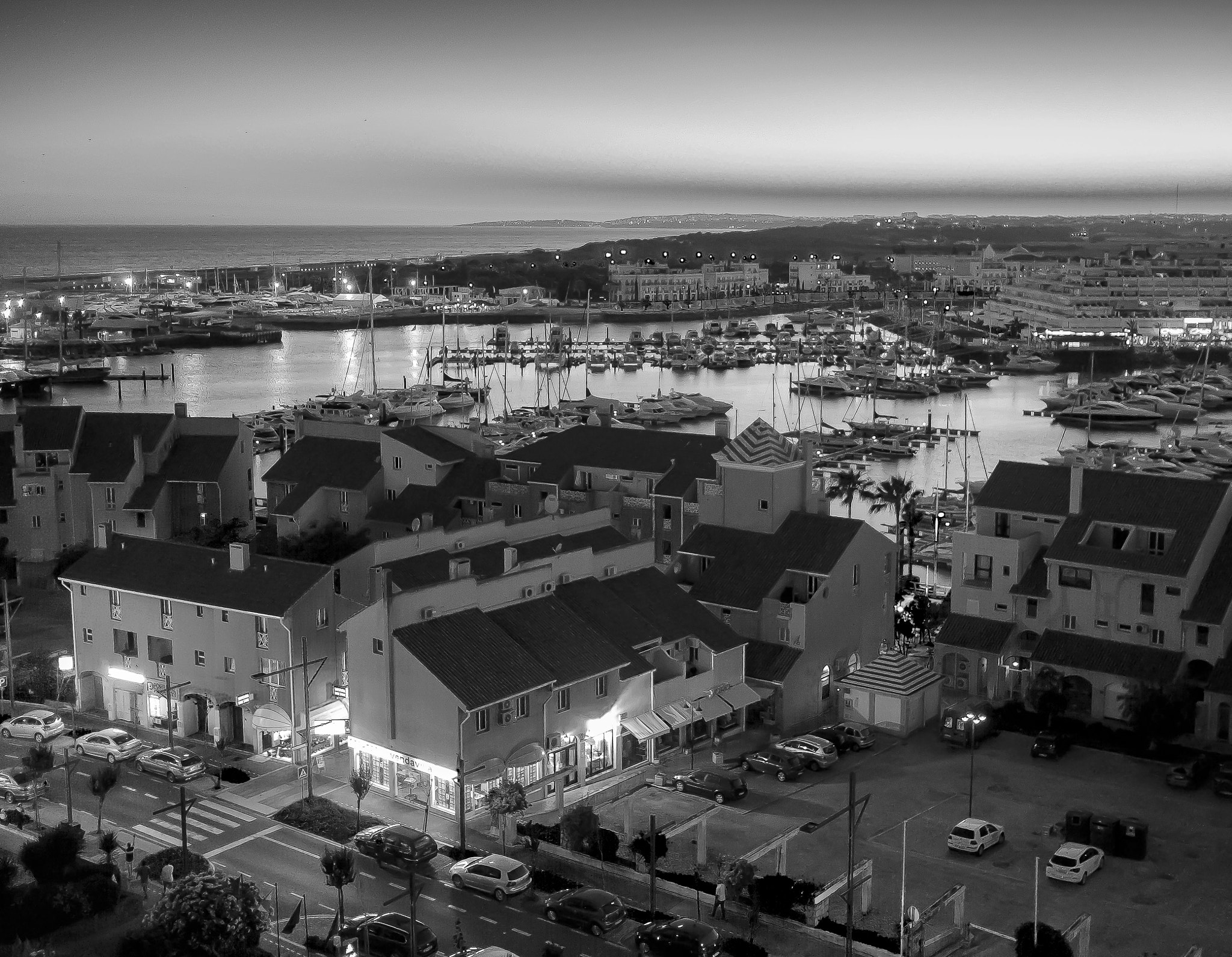 Panasonic Lumix DMC-G3 + Panasonic Lumix G 20mm F1.7 ASPH sample photo. Sunset over vilamoura marina, portugal photography