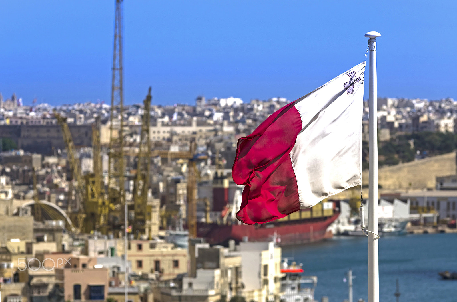 Pentax K-5 II sample photo. Maltese flag photography