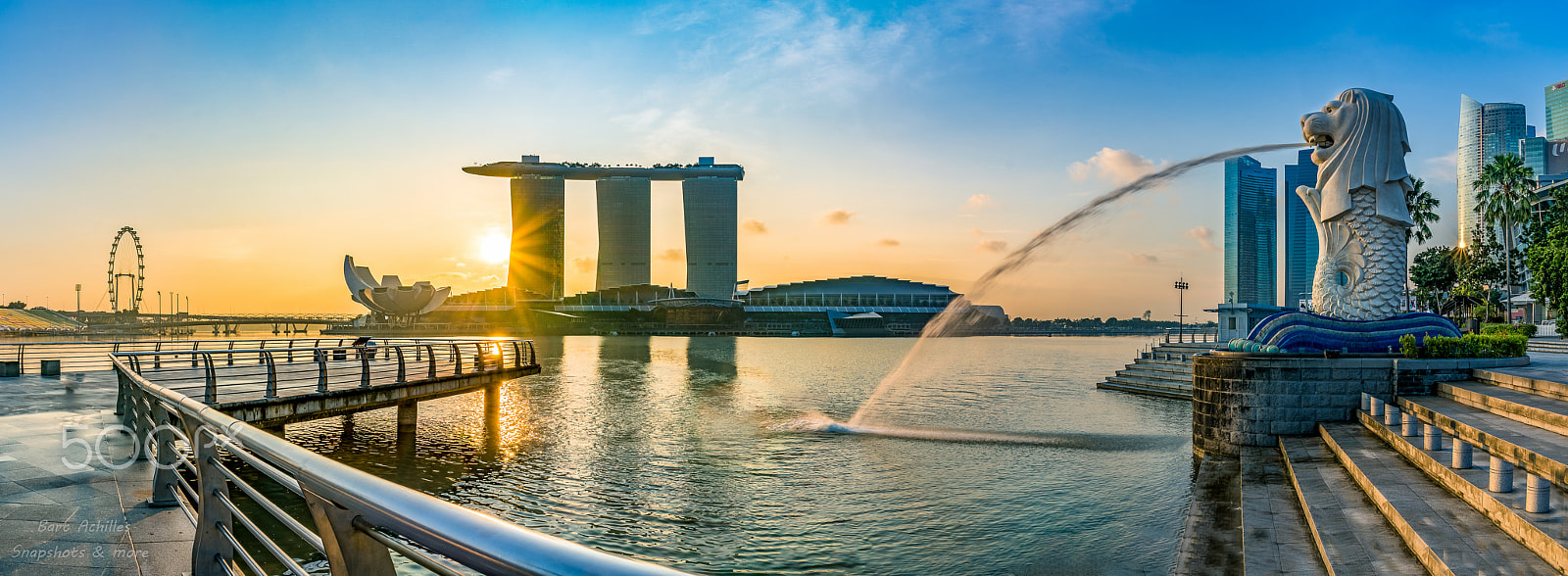 Sigma 17-70mm F2.8-4 DC Macro HSM sample photo. Marina bay sunrise photography