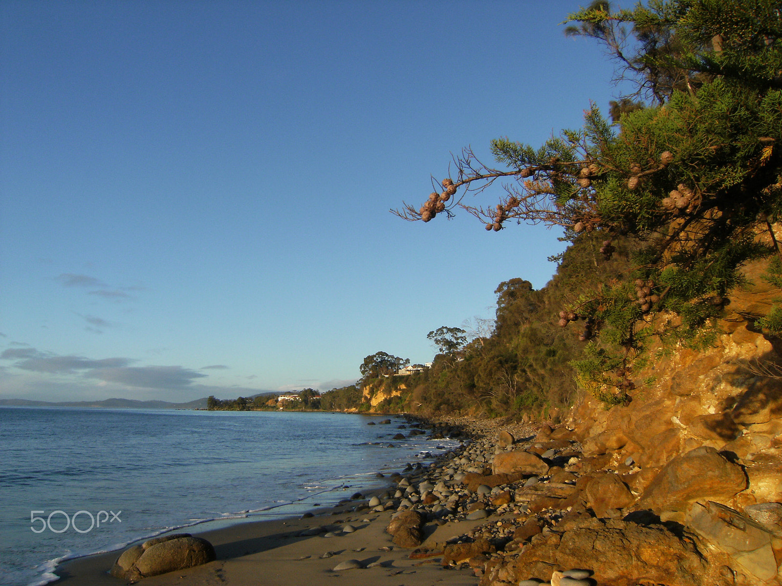 Fujifilm FinePix F480 sample photo. Taroona beach tasmania photography