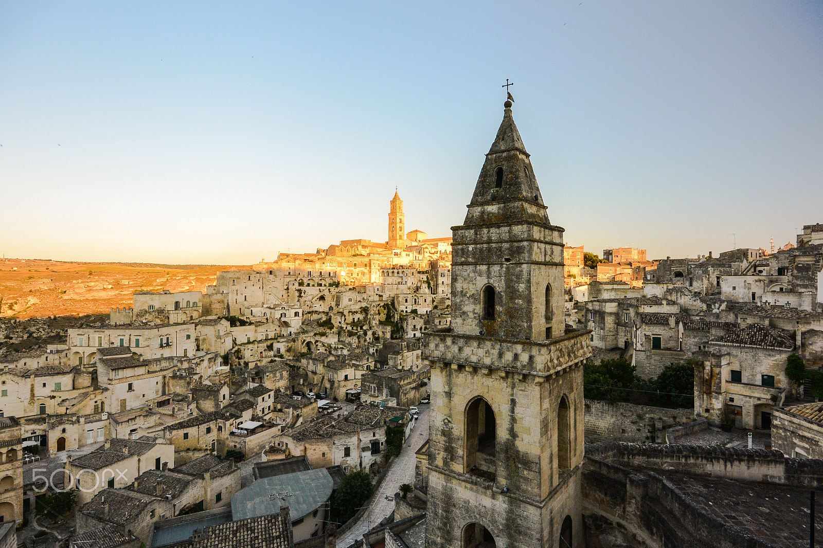 Nikon 1 V2 sample photo. Sassi al tramonto - matera photography