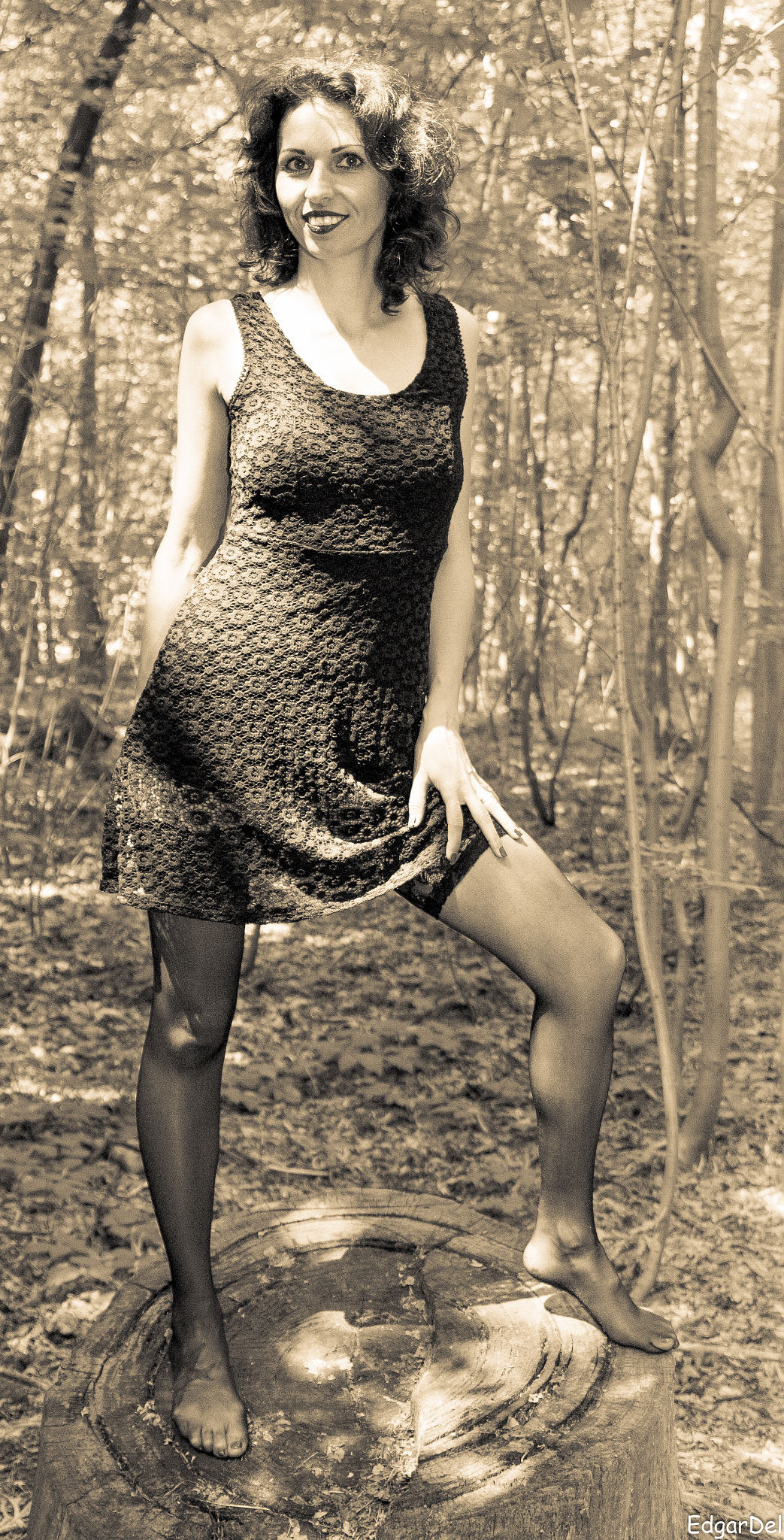 Canon EF 24-105mm F3.5-5.6 IS STM sample photo. Ivanna - forest mode photography