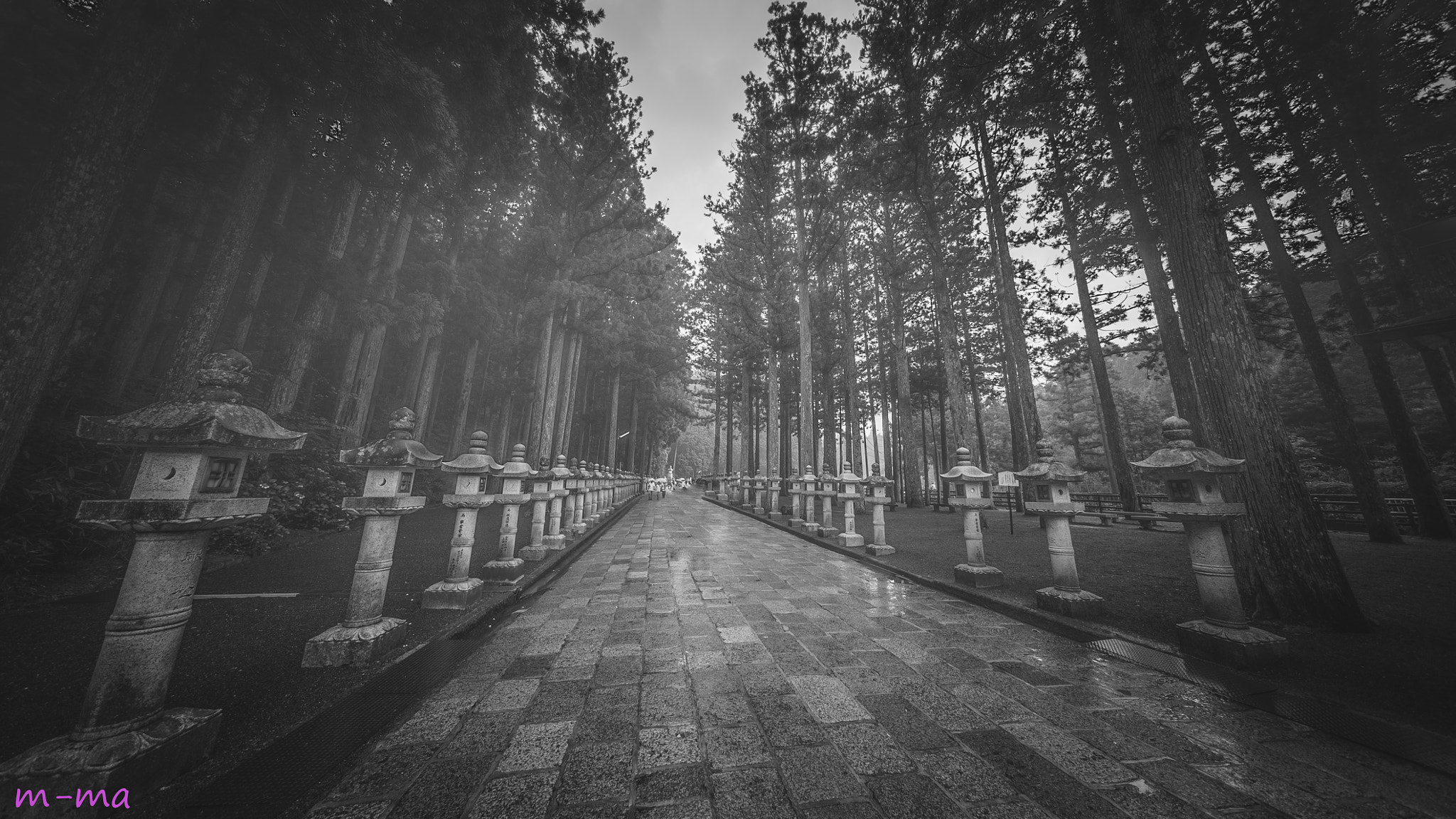 E 10mm F5.6 sample photo. The stone lanterns photography