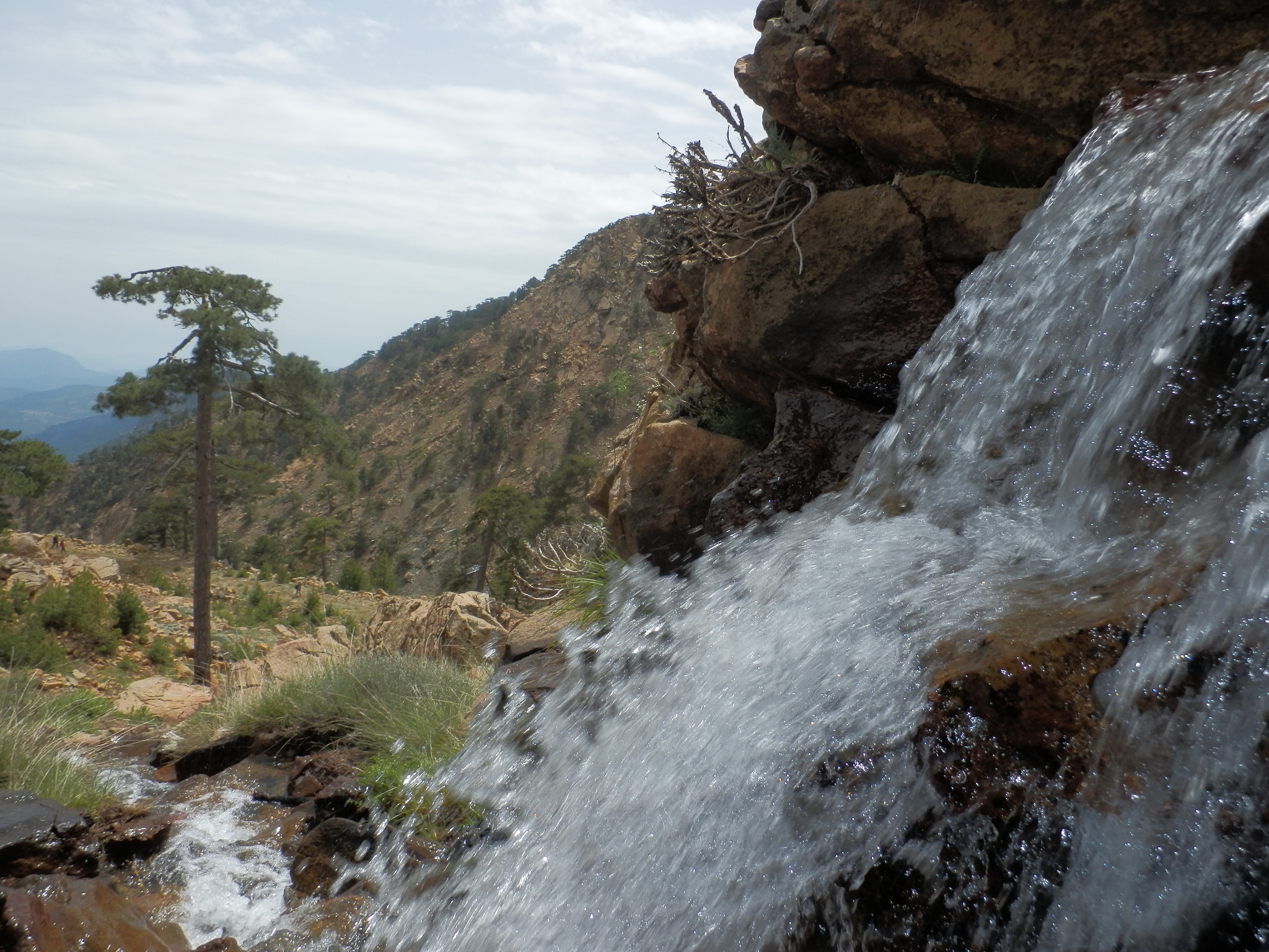 Olympus SH-21 sample photo. Waterfall photography