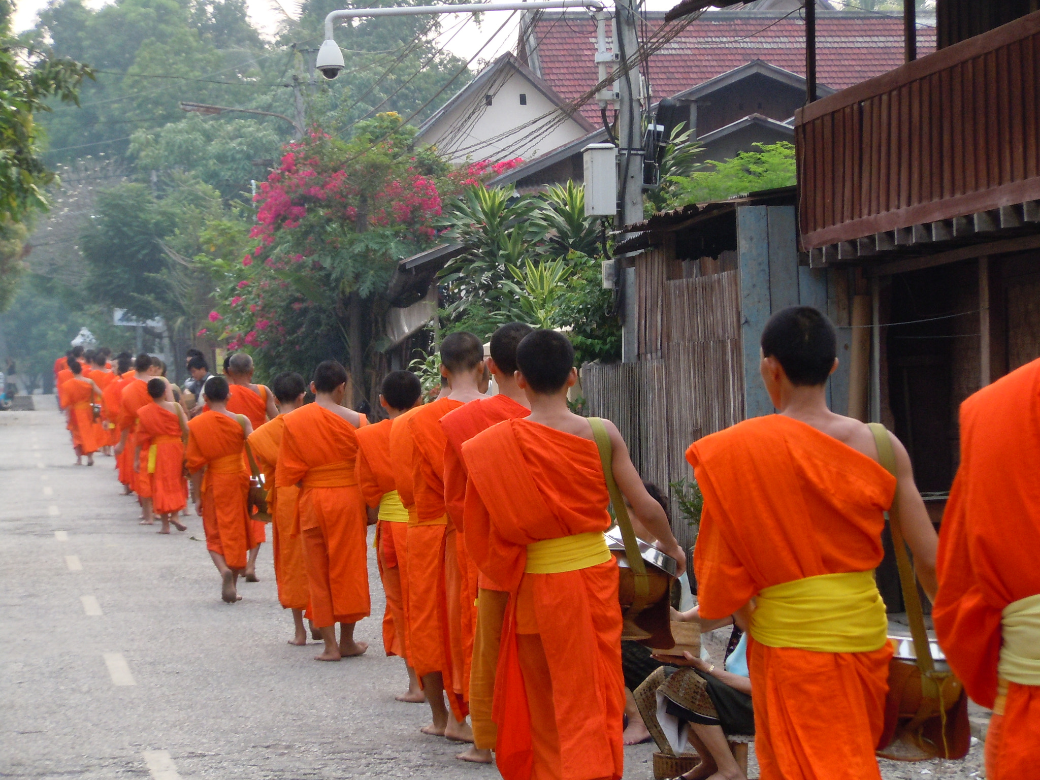 Nikon Coolpix S6000 sample photo. The morning in luang phabang photography