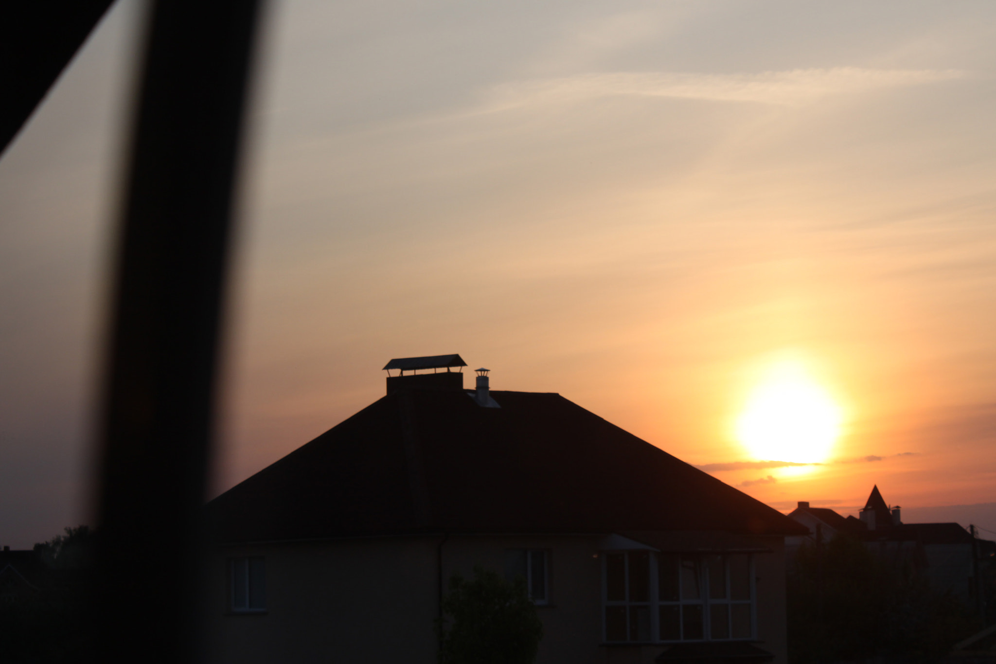 Canon EOS 500D (EOS Rebel T1i / EOS Kiss X3) sample photo. Sunset from my window photography