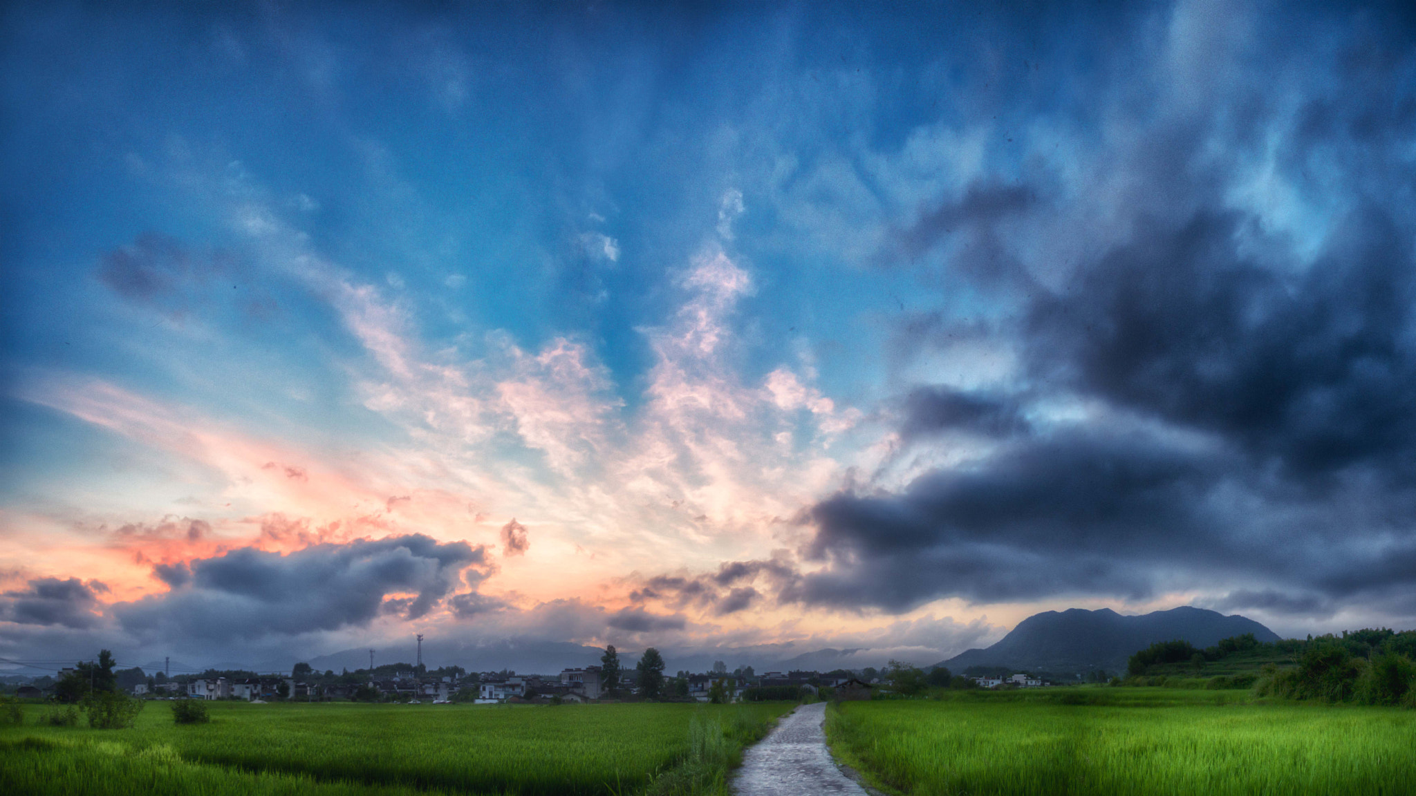 Pentax smc DA 18-55mm F3.5-5.6 AL sample photo. Quiet pingshan village photography