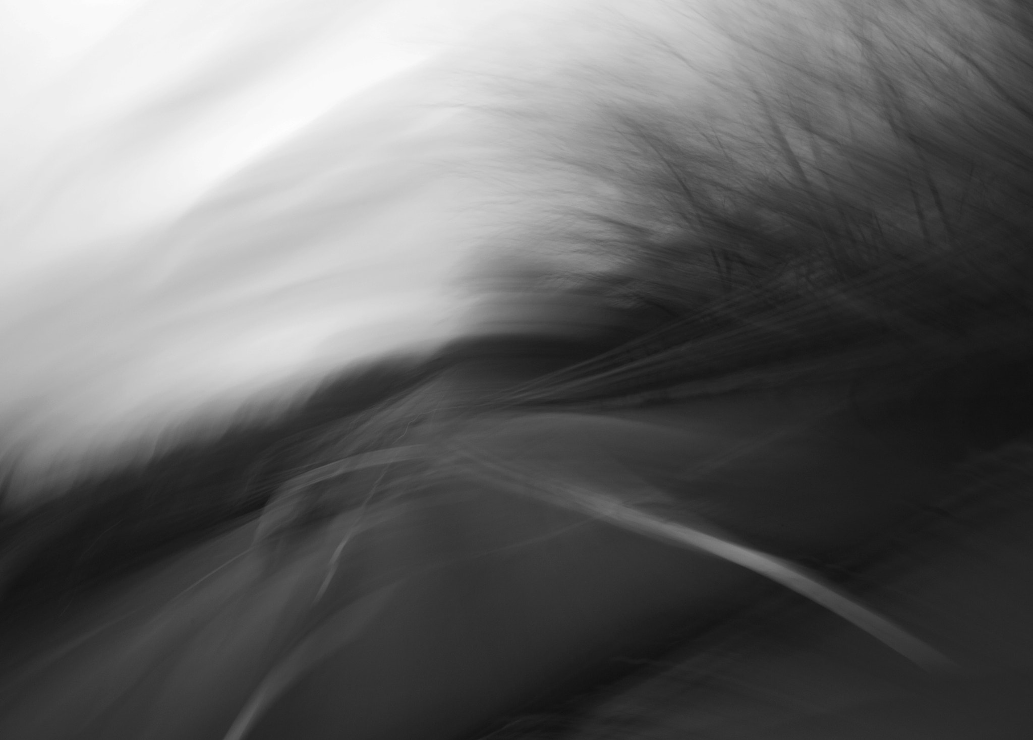 Nikon D40X sample photo. Stormy road photography