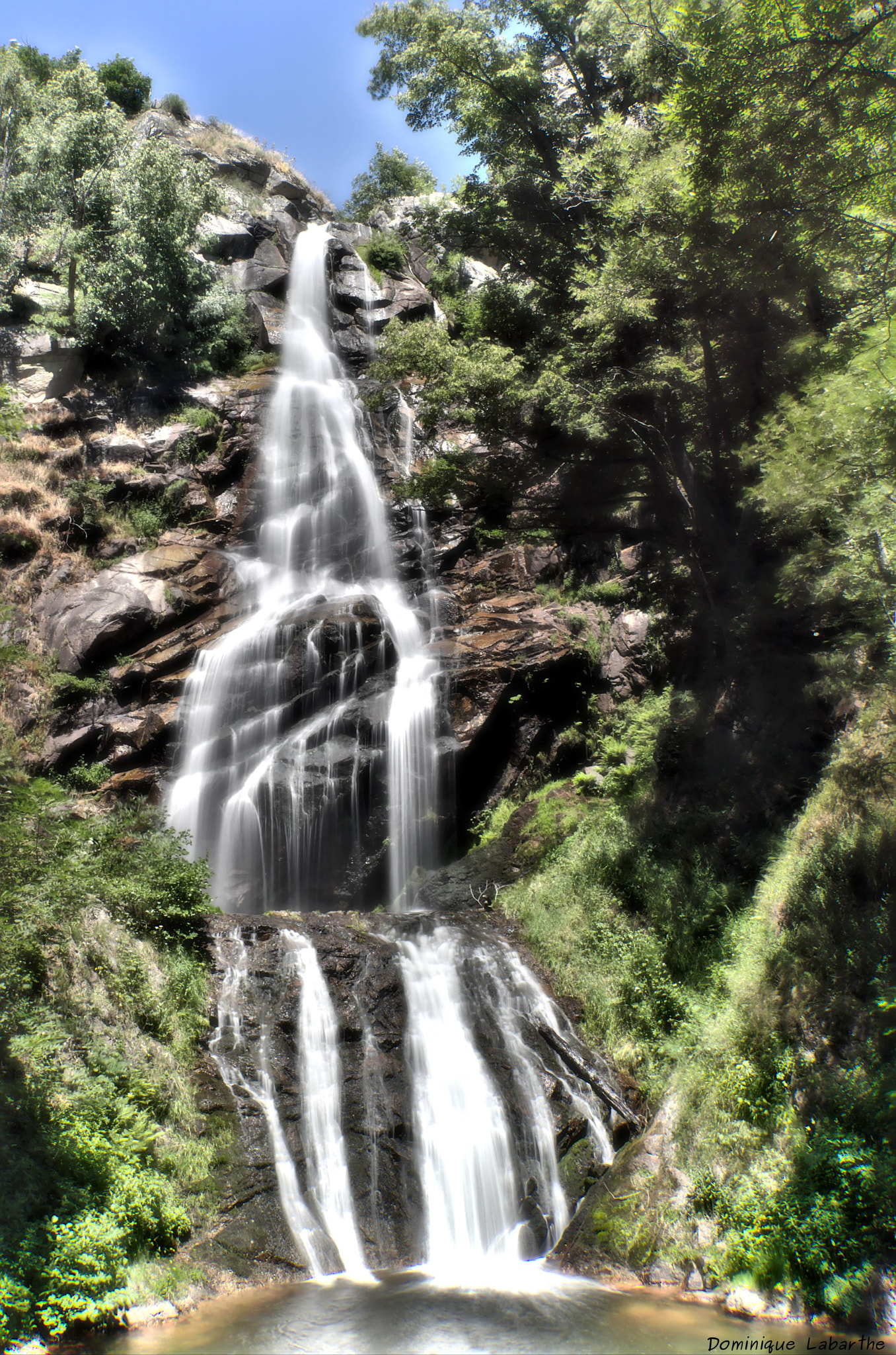 Pentax K-5 + Sigma 18-200mm F3.5-6.3 II DC OS HSM sample photo. Chutes de runes - lozère photography