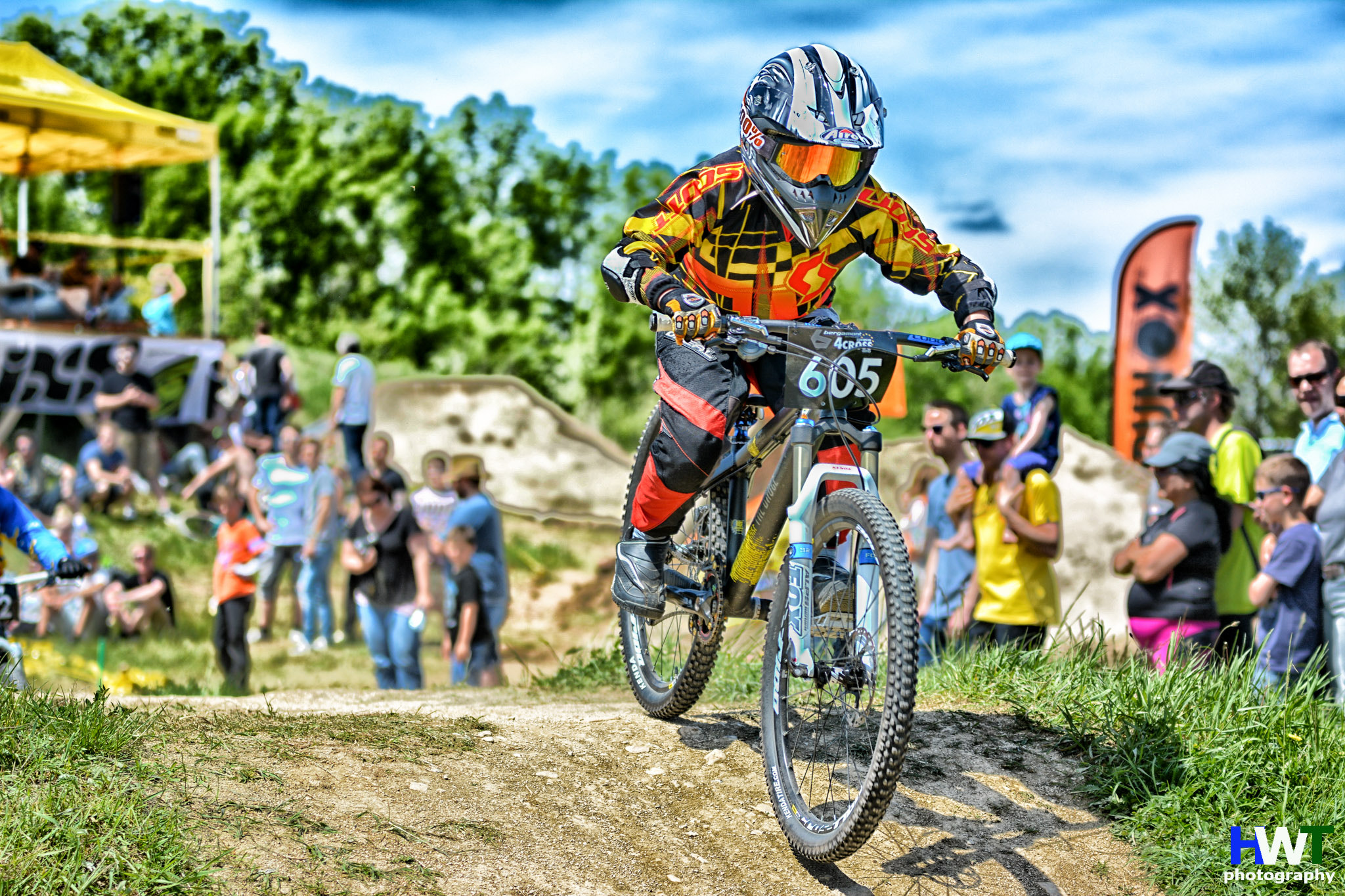 Sigma 70-200mm F2.8 EX DG OS HSM sample photo. Mountainbike festival bearbeitet photography