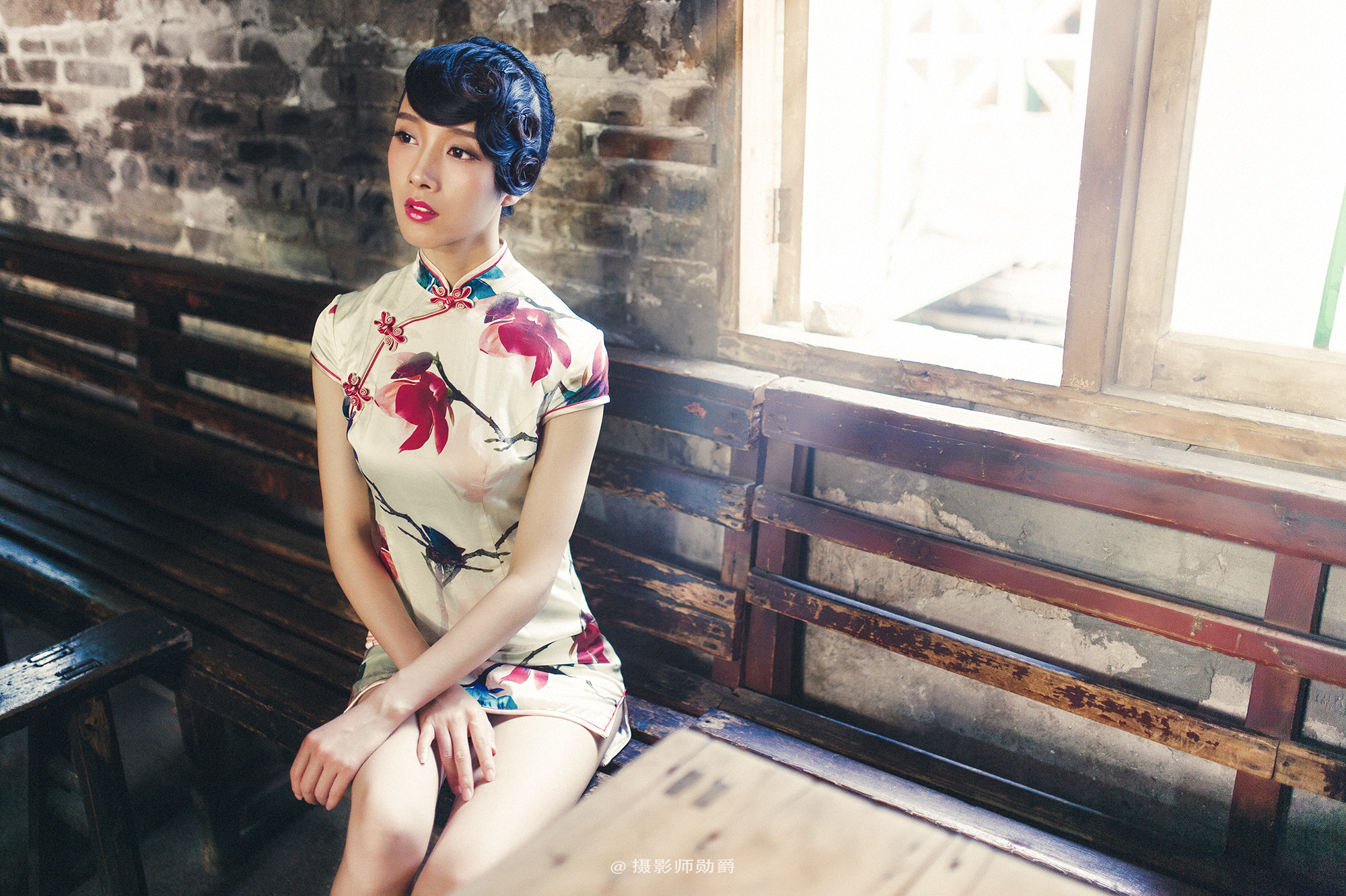 Nikon Df + Sigma 35mm F1.4 DG HSM Art sample photo. 旗袍 photography
