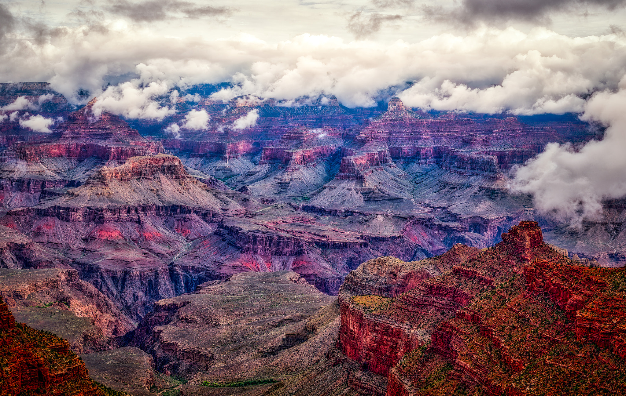 Nikon AF-Nikkor 80-200mm F2.8D ED sample photo. Canyon evening colours photography