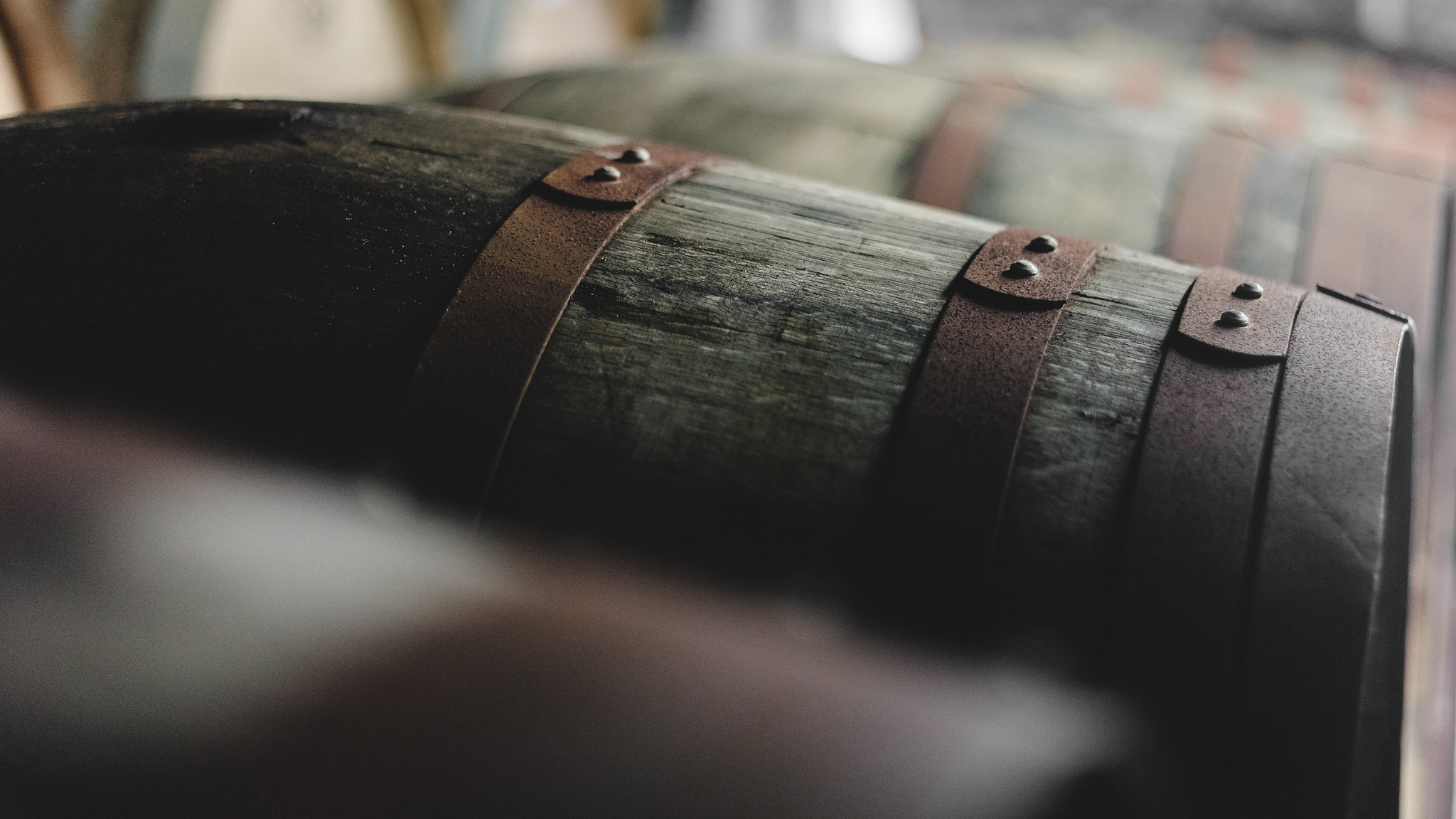 Canon EOS 5D Mark II + Canon EF 50mm F1.8 II sample photo. Bunnahabhain cask photography