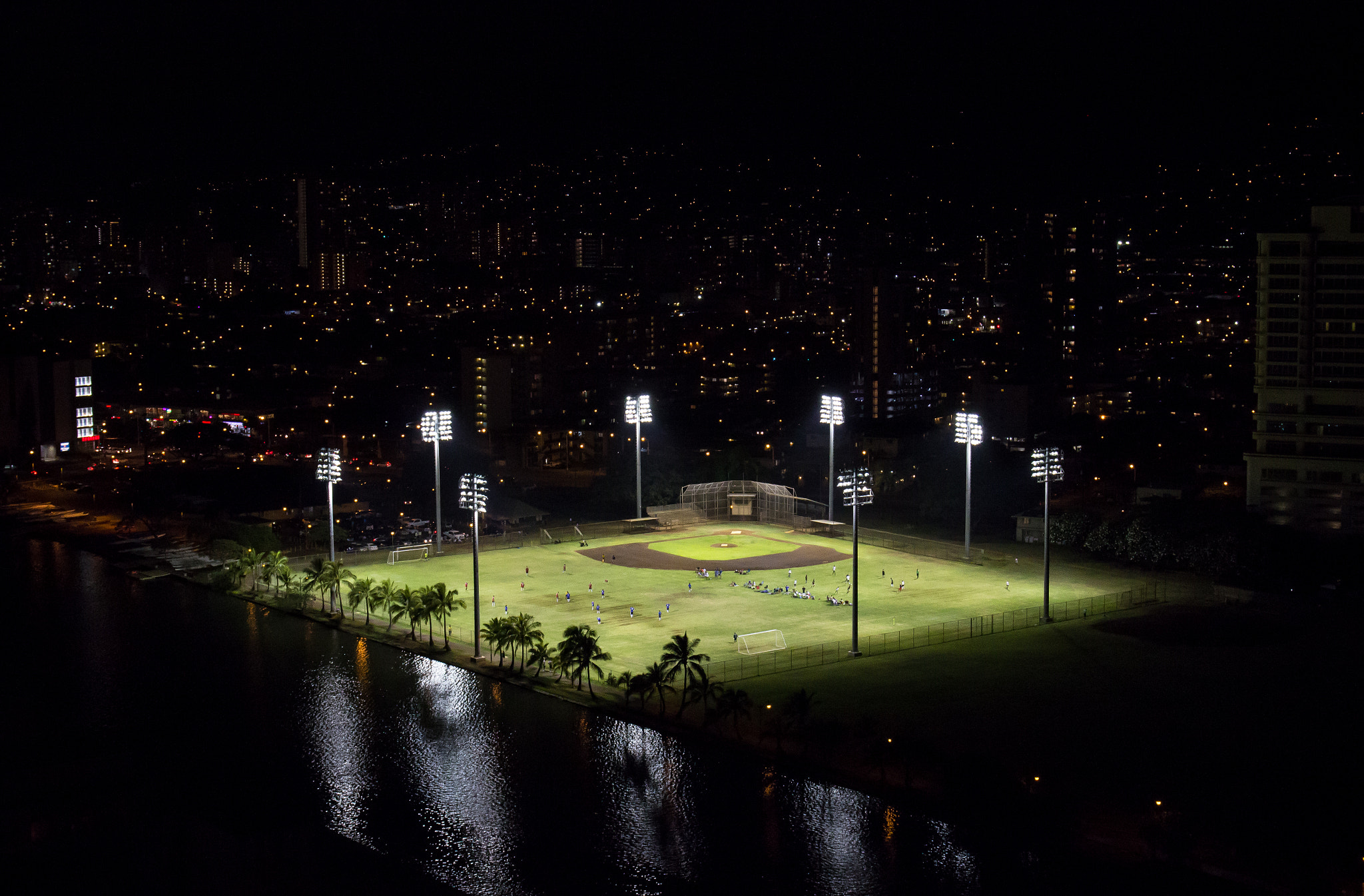 Canon EF 24-105mm F3.5-5.6 IS STM sample photo. Honolulu baseball photography