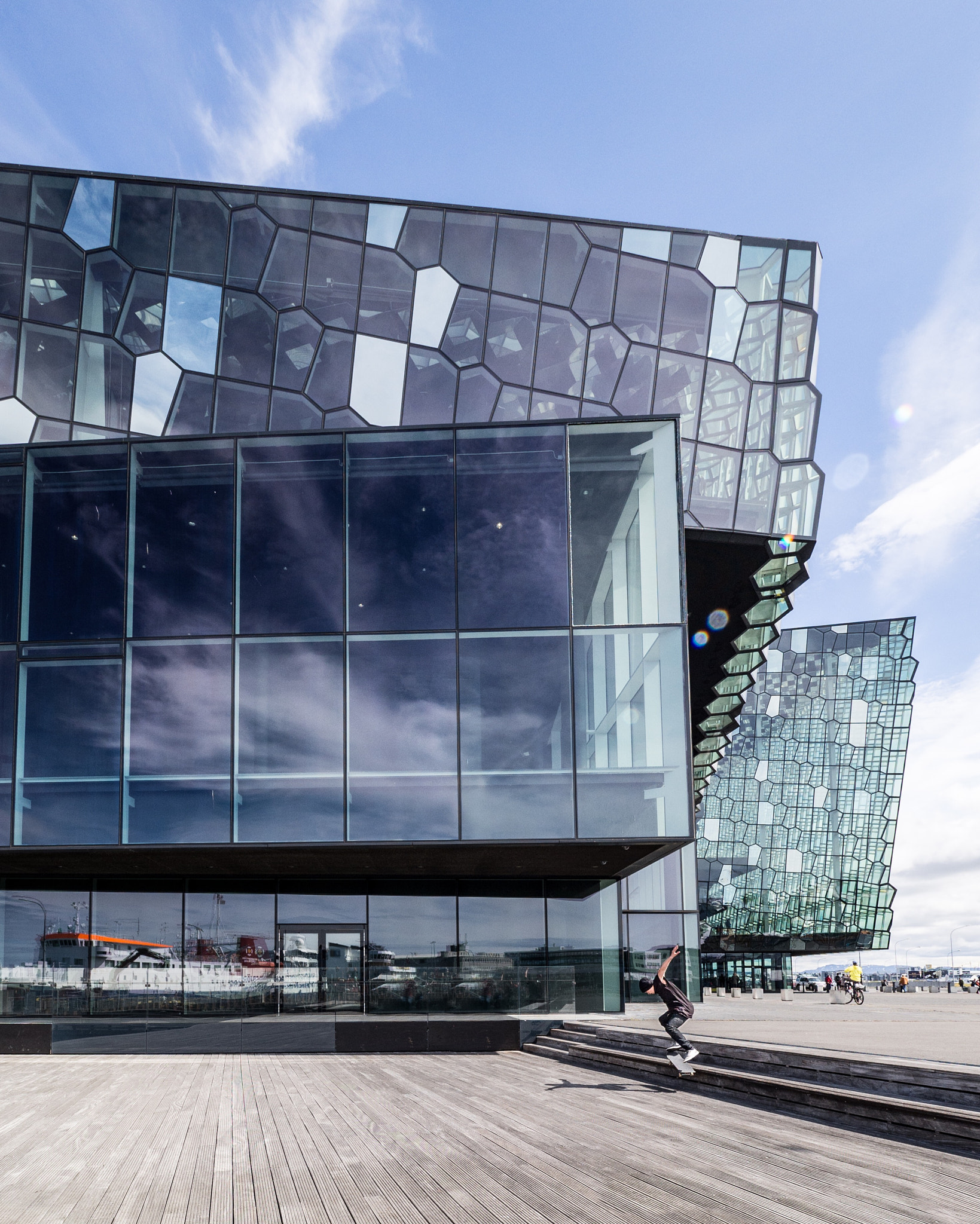 Olympus M.Zuiko Digital ED 7-14mm F2.8 PRO sample photo. Harpa reykjavik, iceland photography