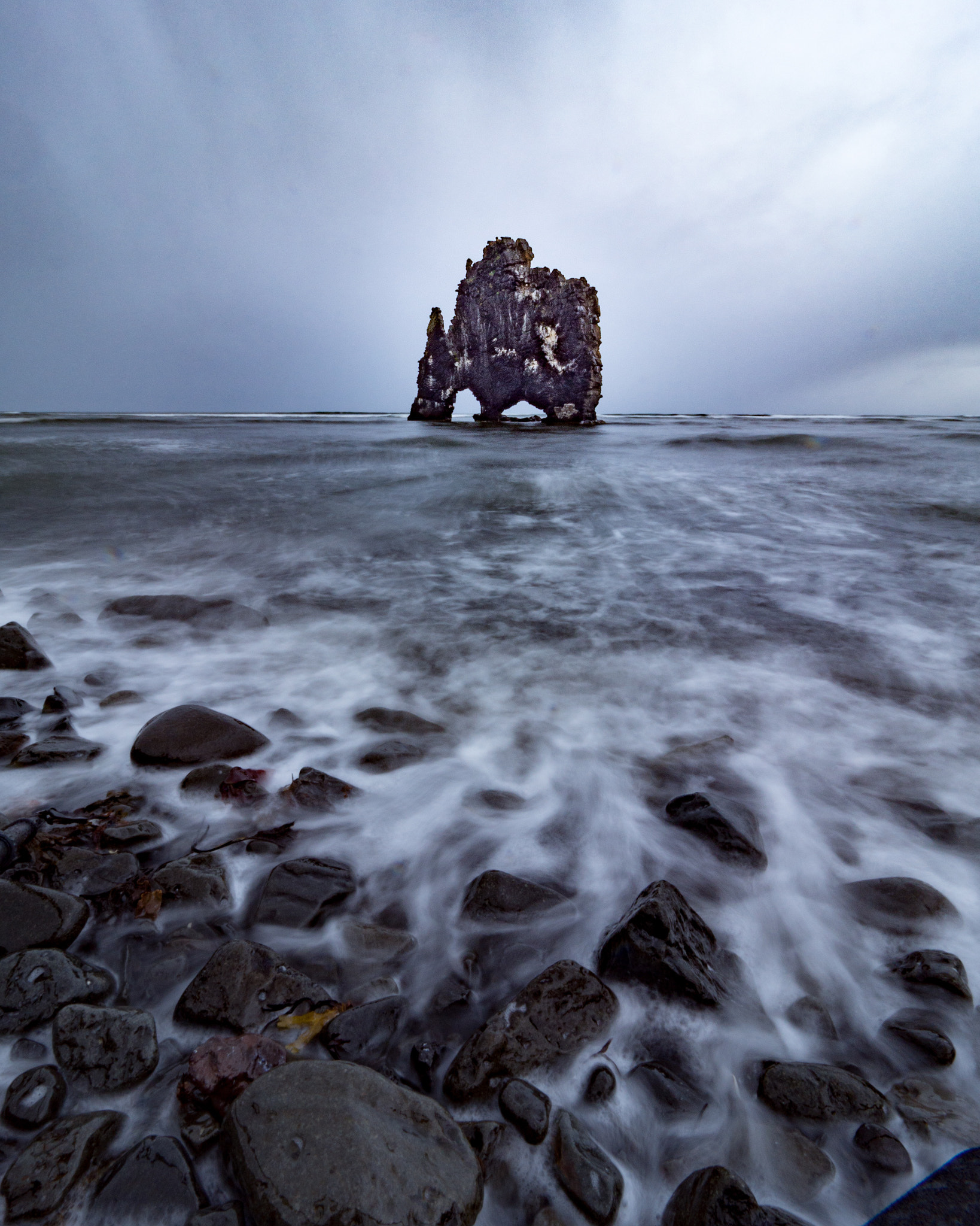 Olympus OM-D E-M10 + Olympus M.Zuiko Digital ED 7-14mm F2.8 PRO sample photo. Hvitserkur, iceland photography