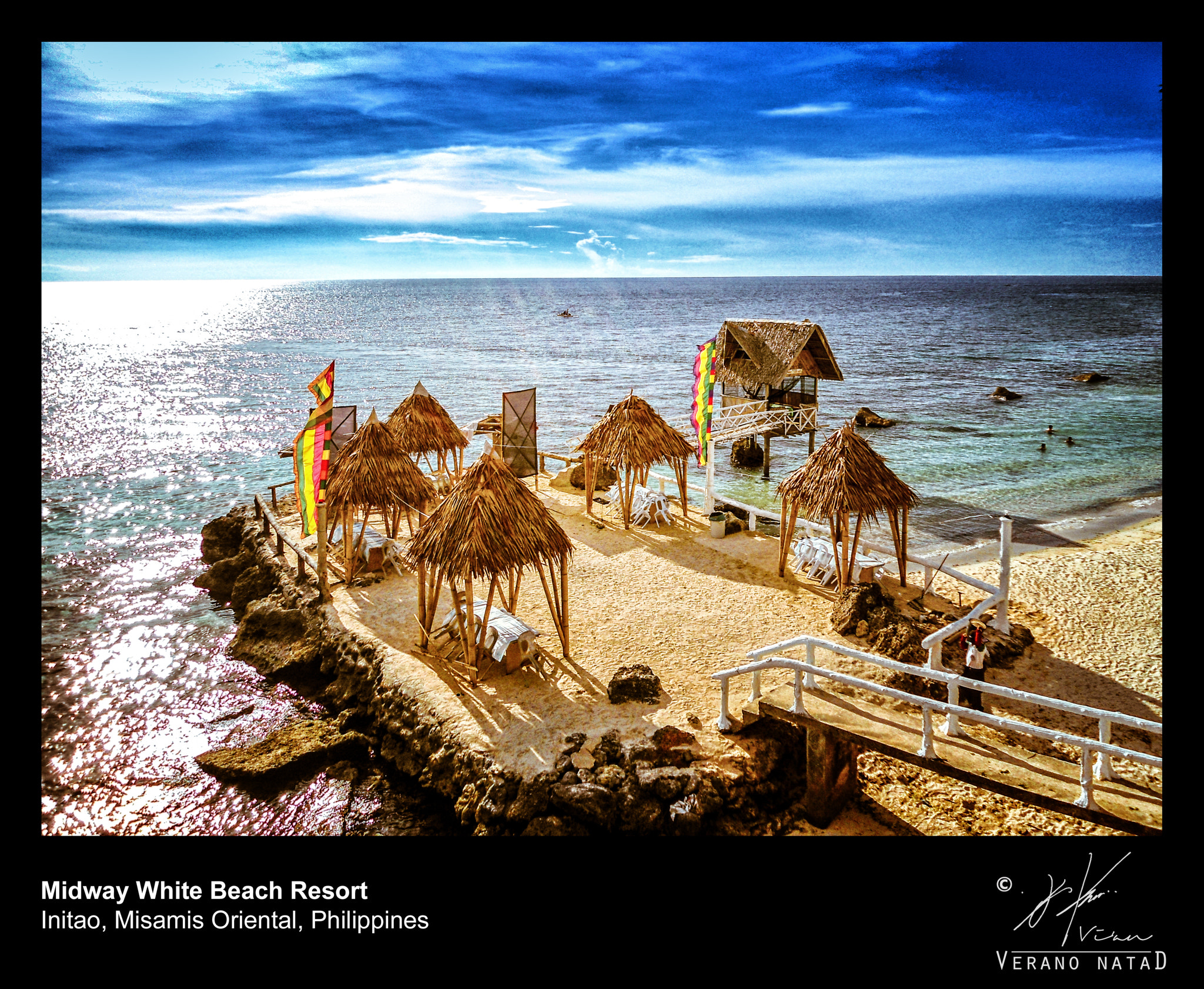 Sony Cyber-shot DSC-W510 sample photo. Midway white beach photography