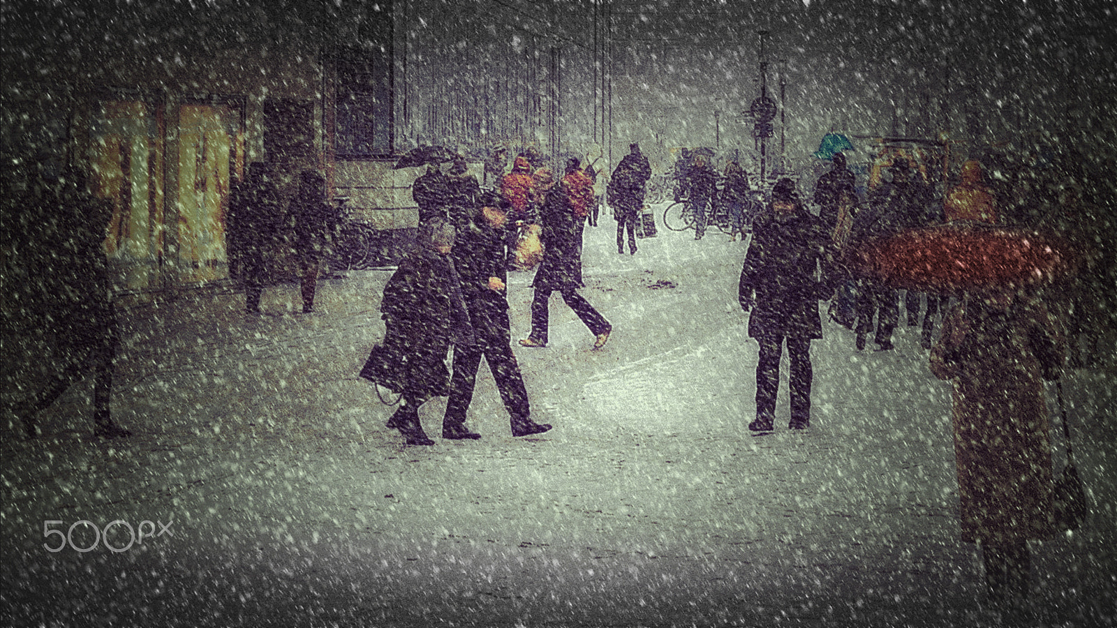 Sony Alpha NEX-3N + Sigma 30mm F2.8 EX DN sample photo. Snowy weather photography