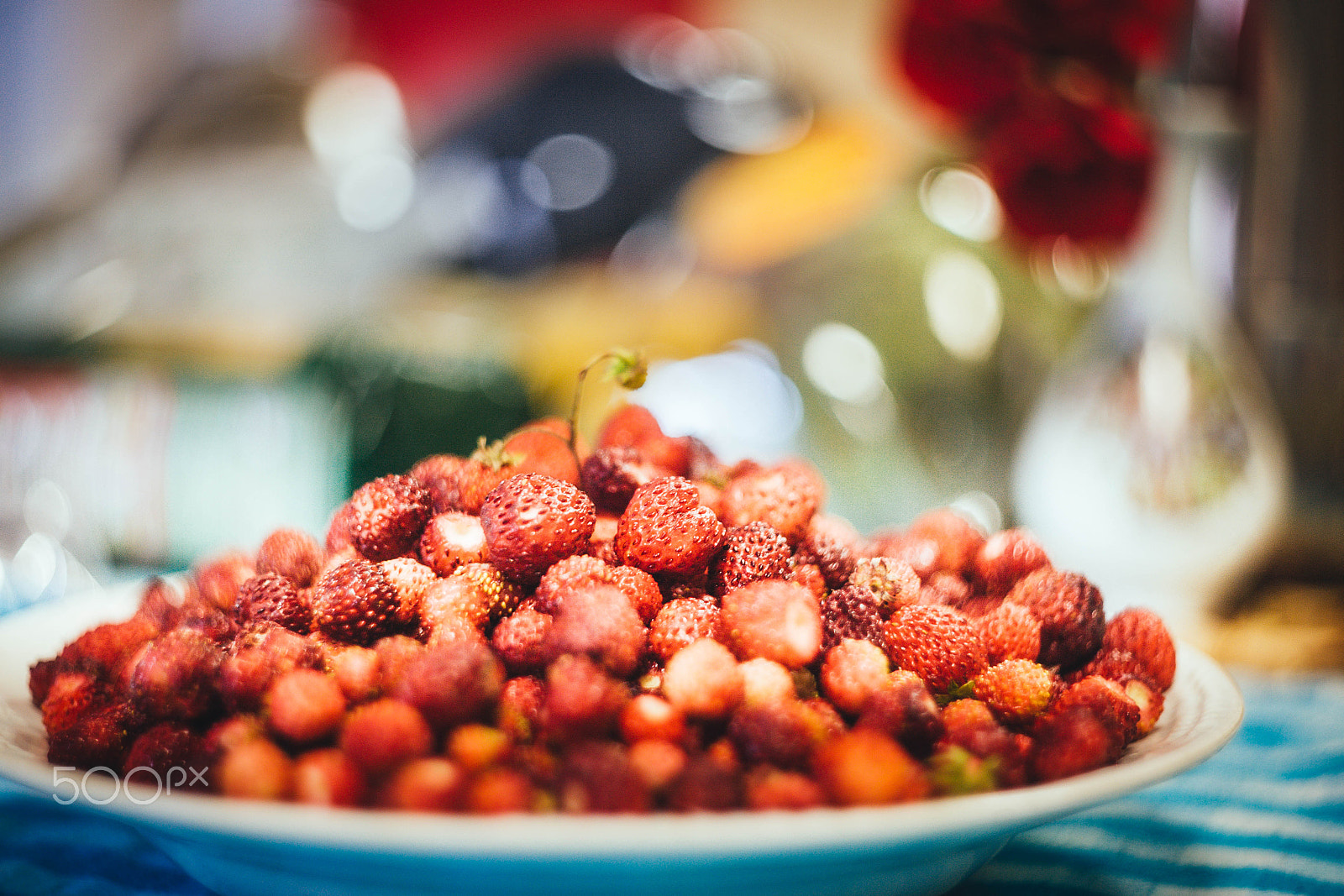 Canon EOS-1Ds Mark II sample photo. Wild strawberry  photography