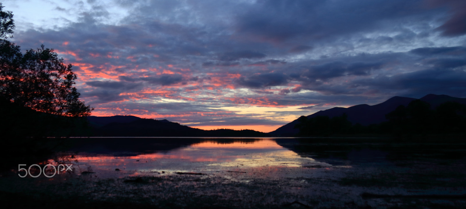 Canon EF-S 17-85mm F4-5.6 IS USM sample photo. Derwent water reflection photography