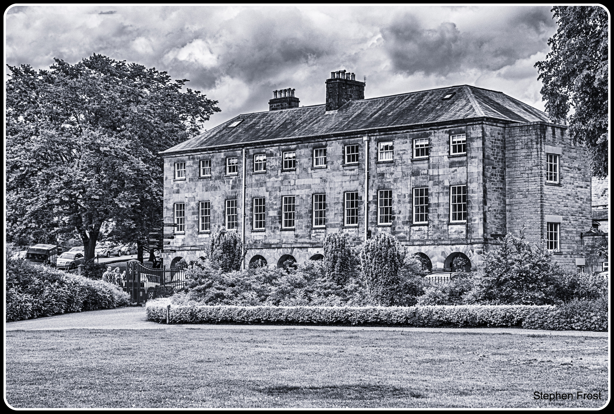 Sigma 24-70mm F2.8 EX DG Macro sample photo. Building situated opposite the buxton opera house. the view is from buxton park. derbyshire uk photography