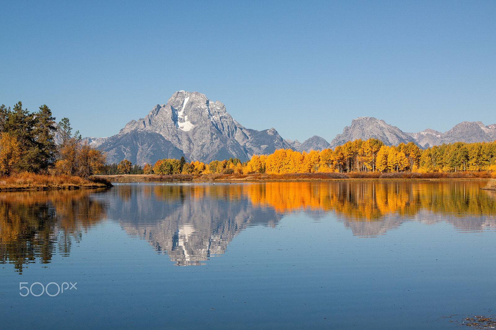 Canon EOS 50D + EF28-70mm f/2.8L USM sample photo. Teton autumn reflection photography