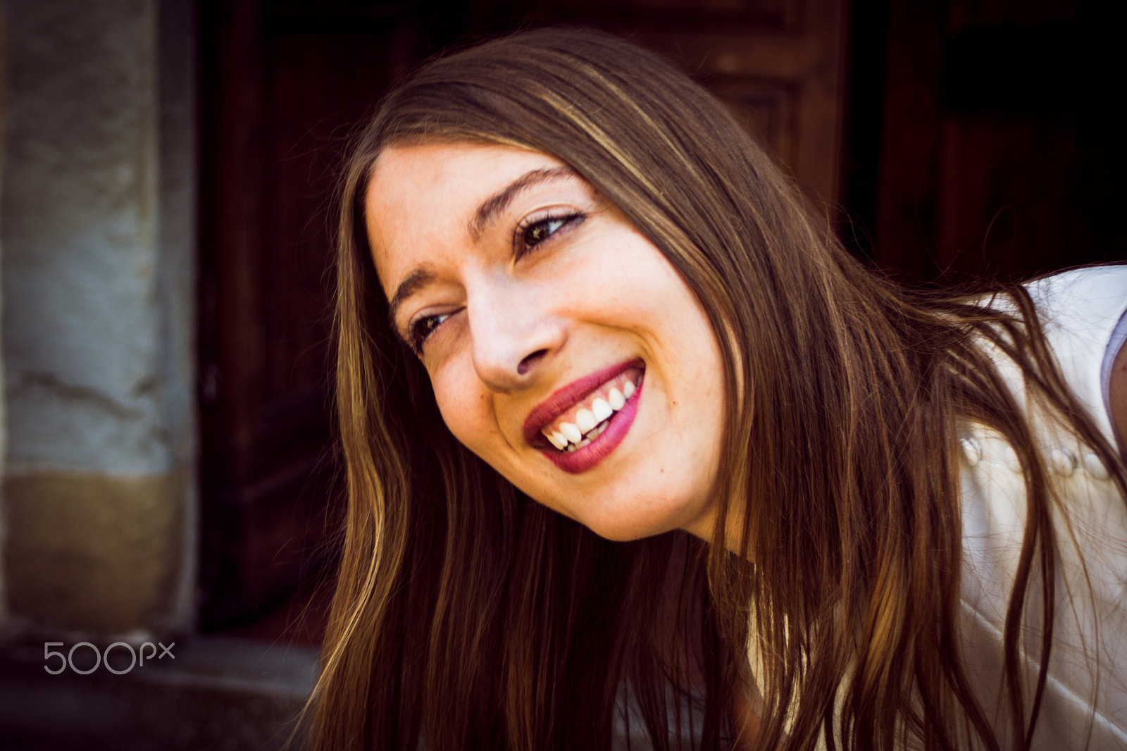 Canon EF 28-80mm f/3.5-5.6 sample photo. Jenny's smile photography