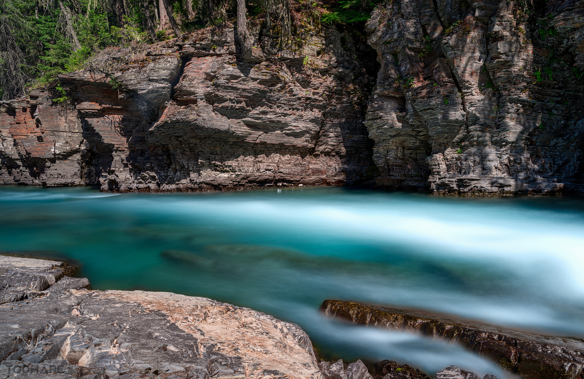 Pentax 645Z sample photo. Glacier national park - river photography