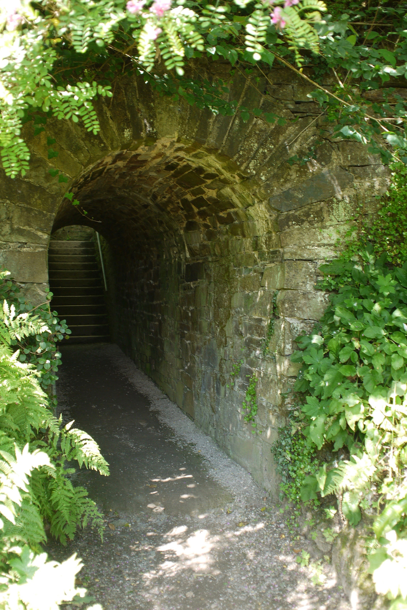 Panasonic Lumix DMC-G10 + Olympus M.Zuiko Digital 17mm F2.8 Pancake sample photo. Cotehele house garden archways photography