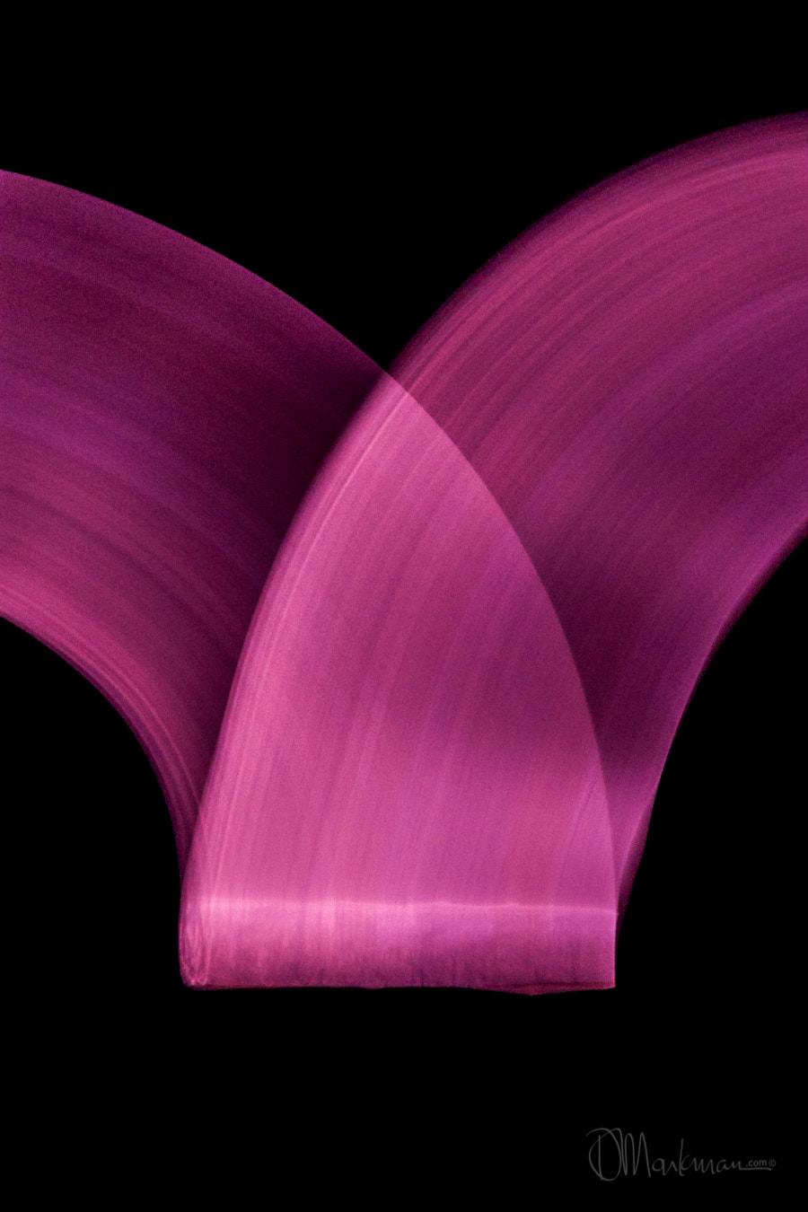 Nikon D5000 sample photo. Purple rumba - a pure light painting photography