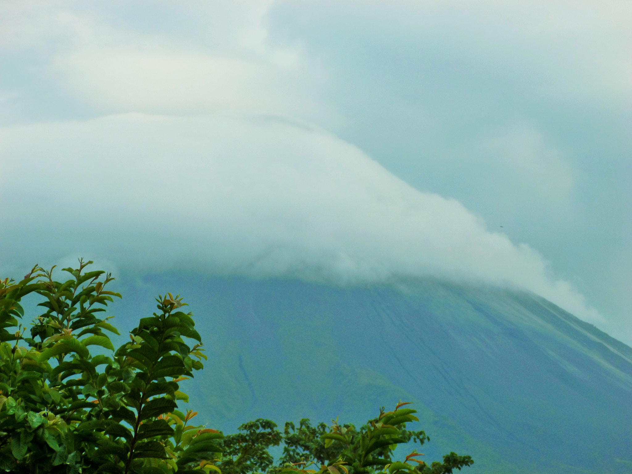 Panasonic DMC-FH27 sample photo. Volcano smoke photography