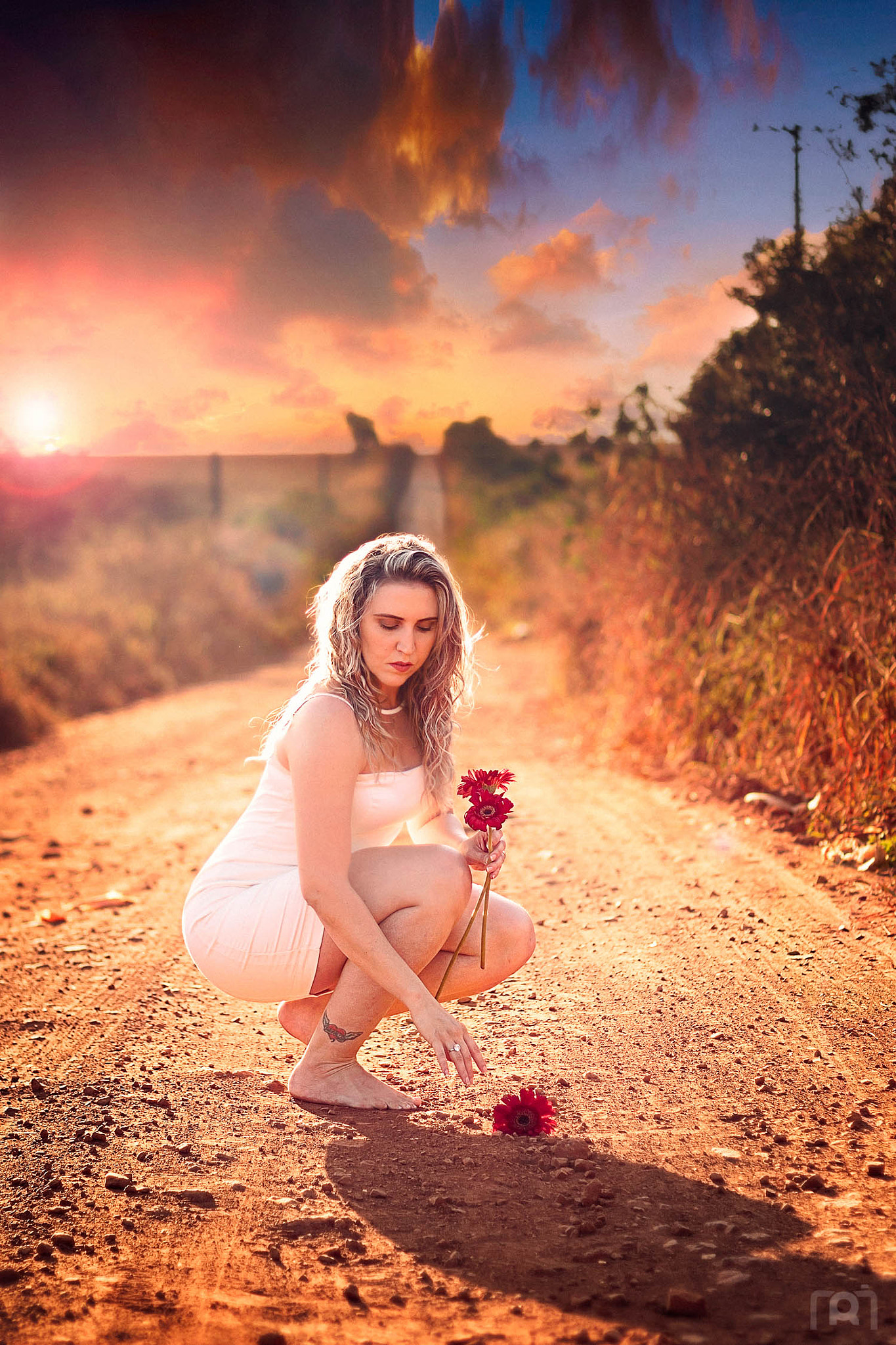 Canon EF 50mm F1.8 II sample photo. Picking flowers photography